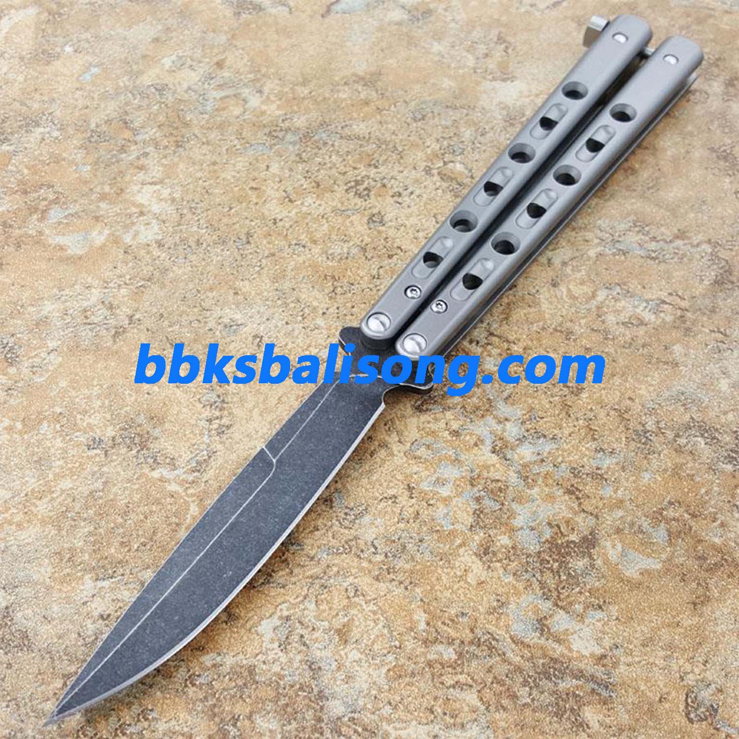 Theone Benchmade BM62 Balisong Clone Titanium Handle - Image 22