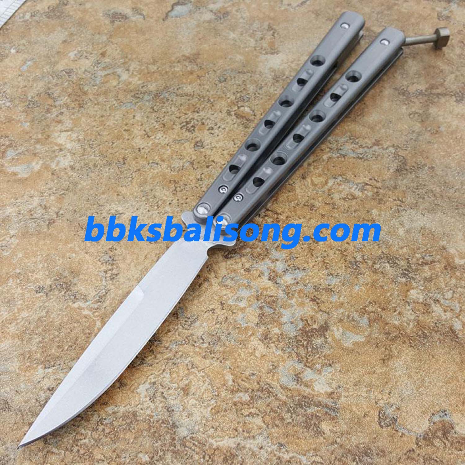 Theone Benchmade BM62 Balisong Clone Titanium Handle - Image 24