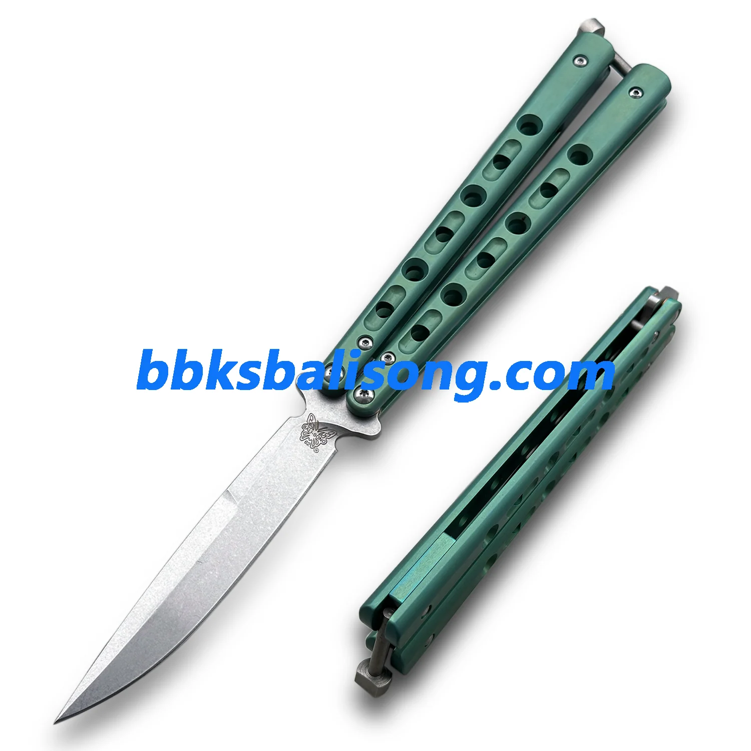 Theone Benchmade BM62 Balisong Clone Titanium Handle - Image 29