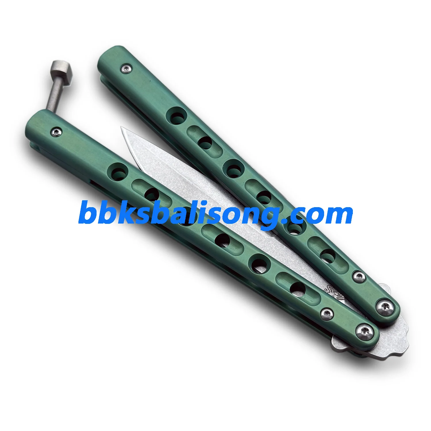 Theone Benchmade BM62 Balisong Clone Titanium Handle - Image 3
