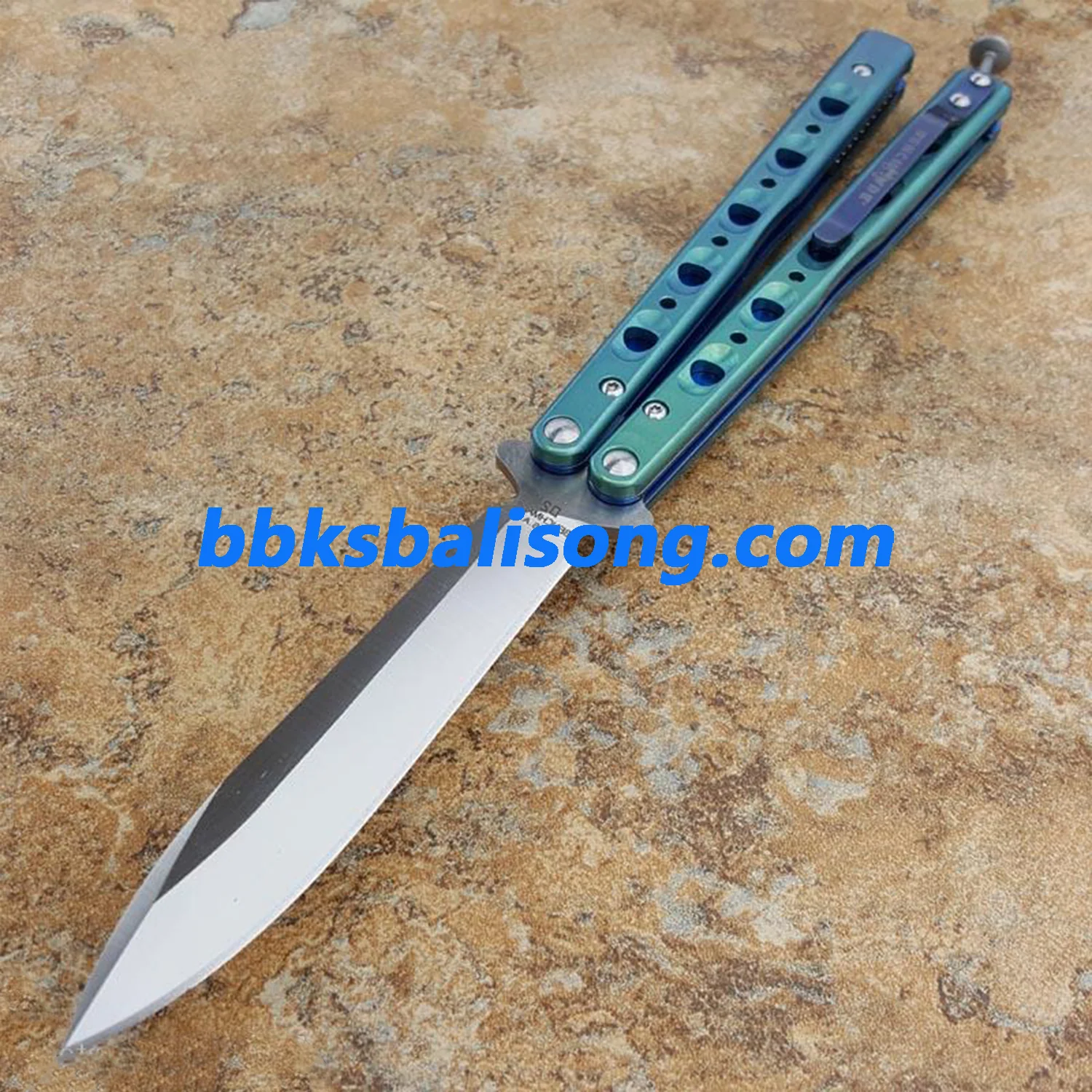 Theone BM51 V3 Balisong Clone Titanium Handle - Image 11