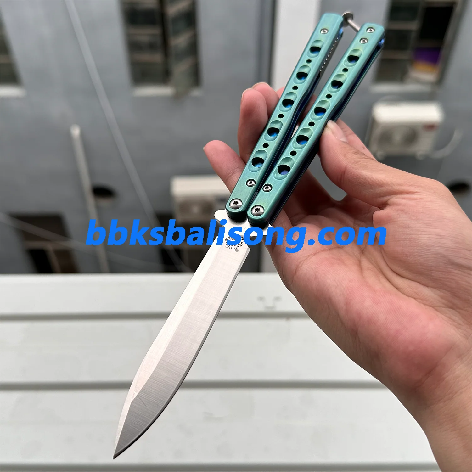 Theone BM51 V3 Balisong Clone Titanium Handle - Image 17