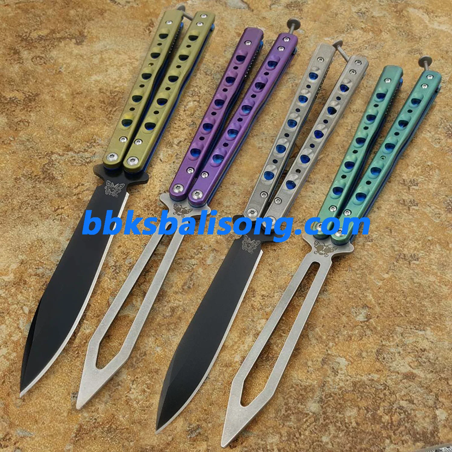 Theone BM51 V3 Balisong Clone Titanium Handle - Image 5