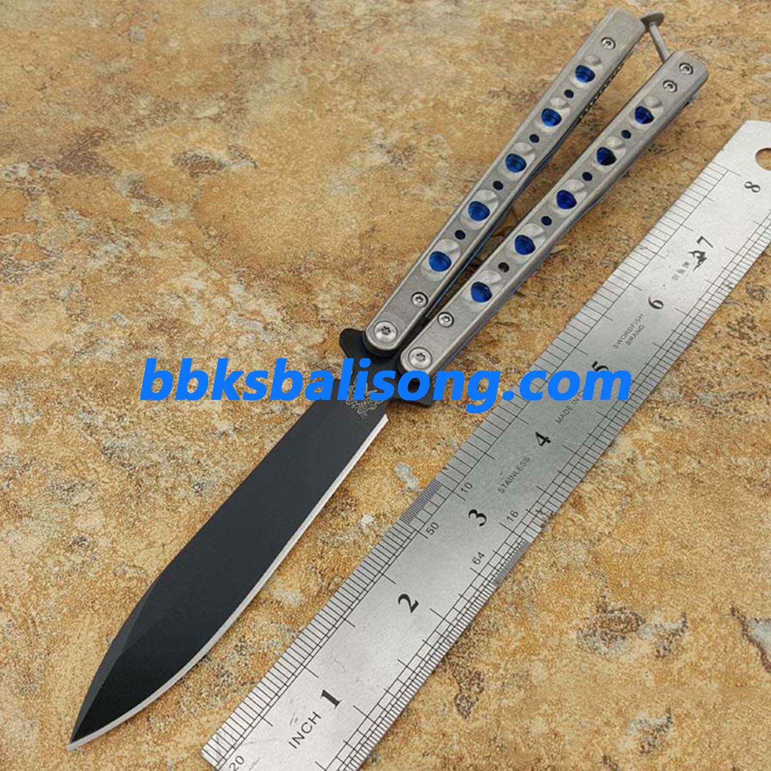 Theone BM51 V3 Balisong Clone Titanium Handle - Image 7