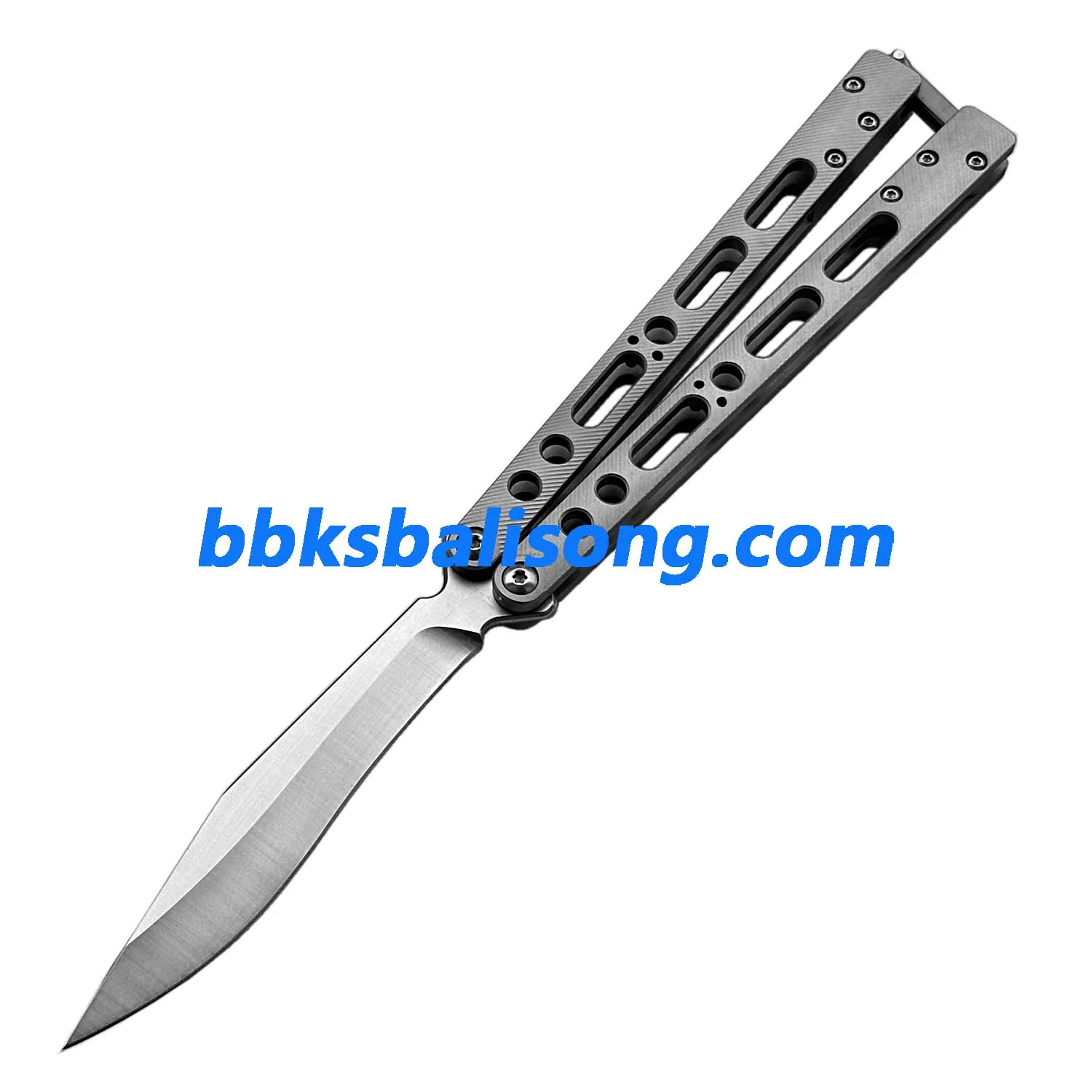 TheOne EX-10 Balisong Clone Titanium Sandwich Handle - Image 16