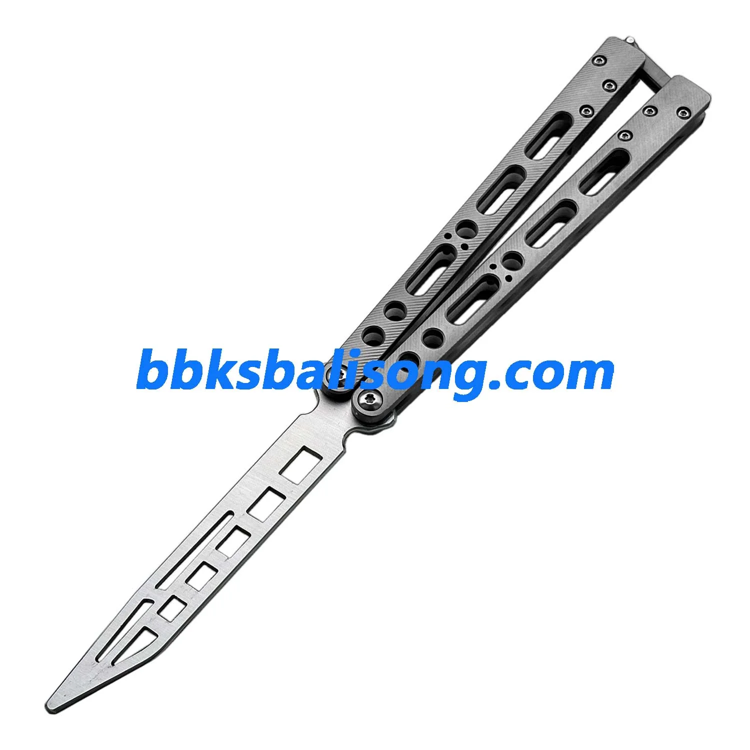TheOne EX-10 Balisong Clone Titanium Sandwich Handle - Image 17