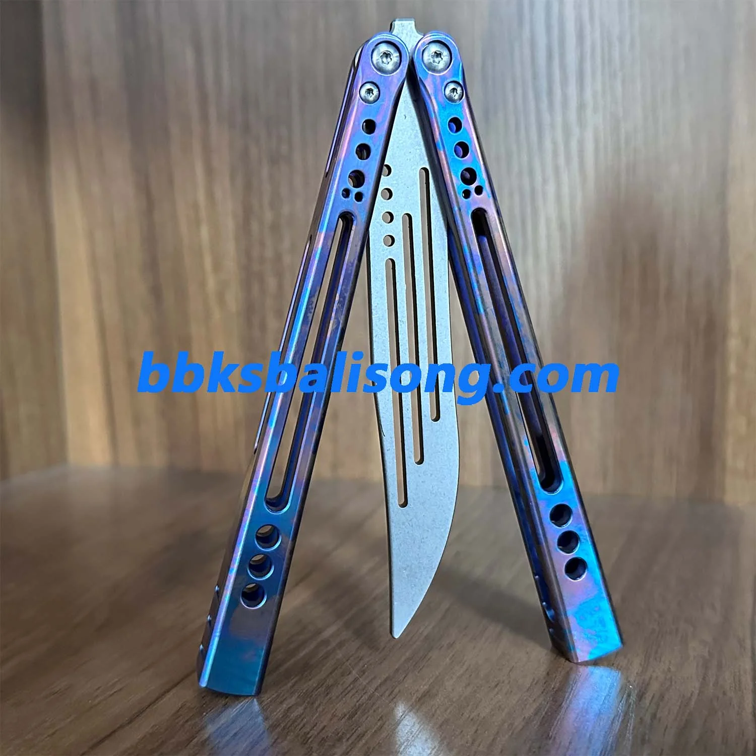 Theone Gale Balisong Clone Titanium Handle - Image 10