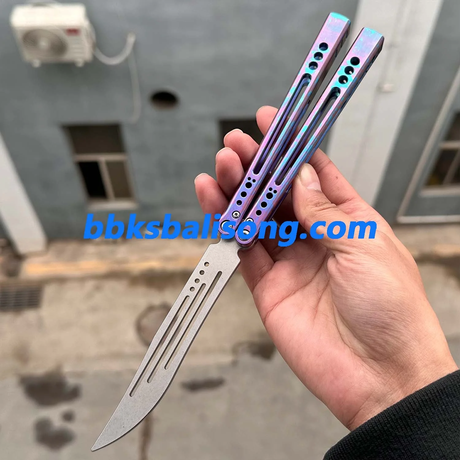 Theone Gale Balisong Clone Titanium Handle - Image 12