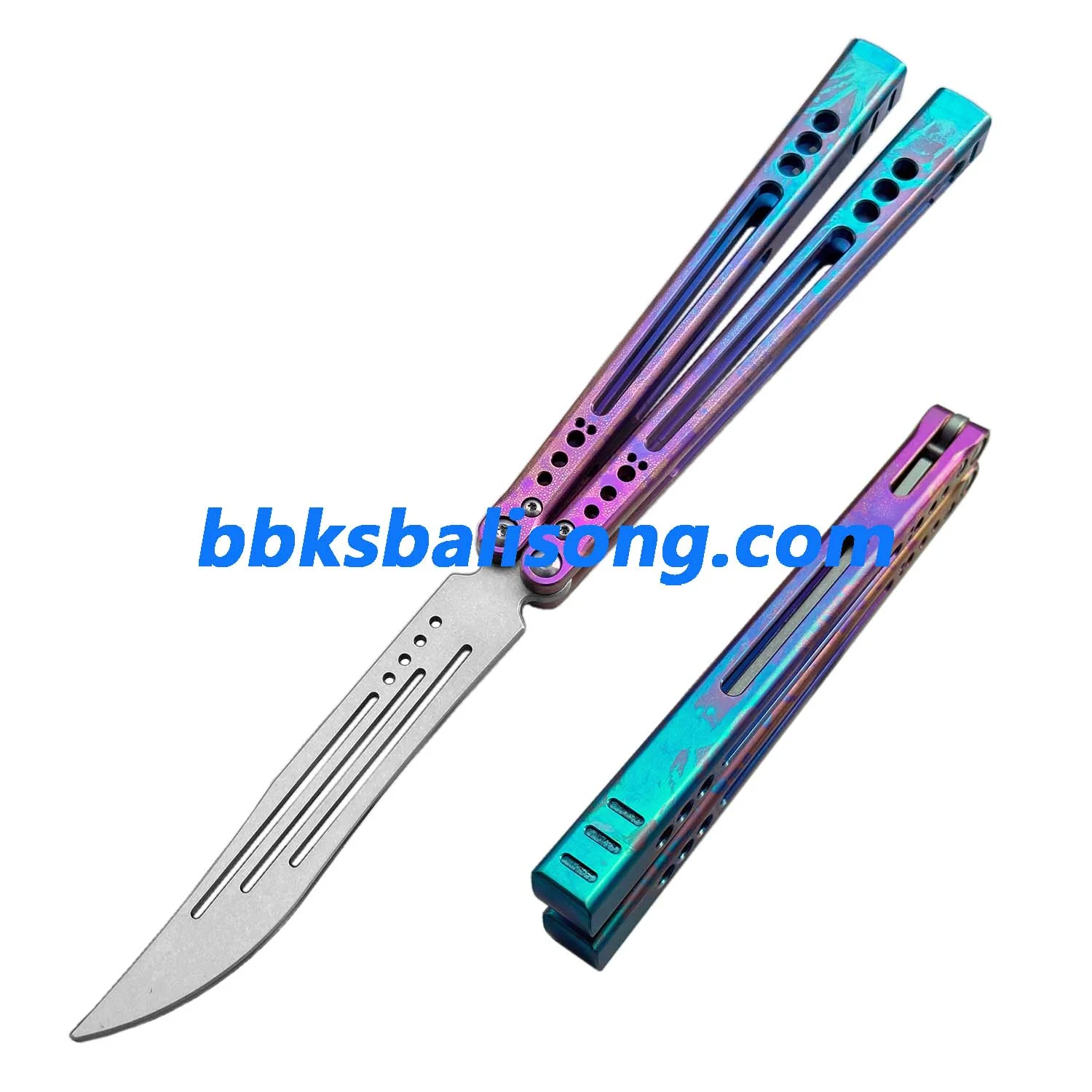 Theone Gale Balisong Clone Titanium Handle - Image 18