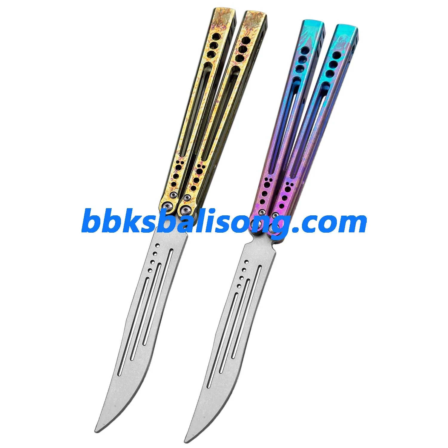 Theone Gale Balisong Clone Titanium Handle - Image 2