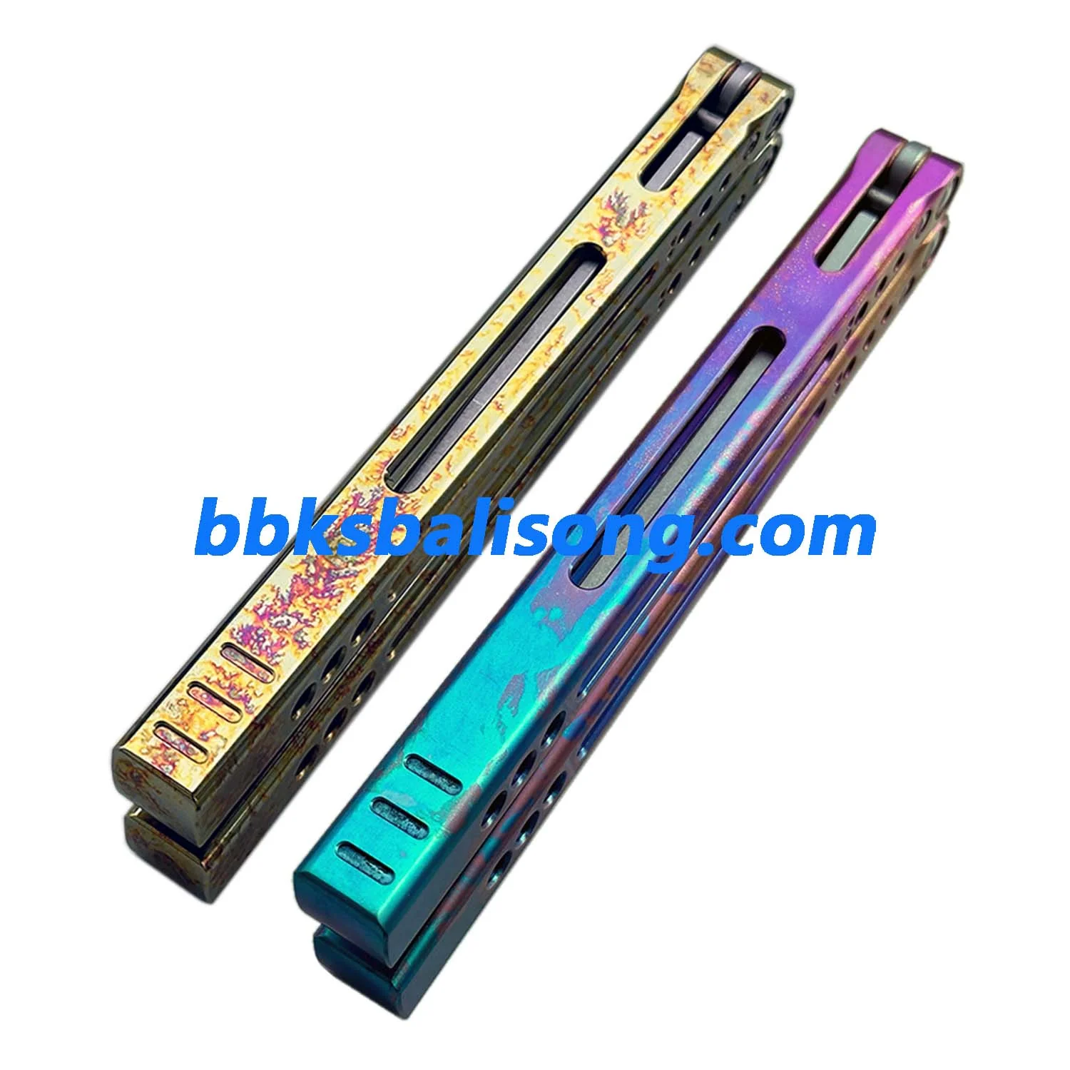 Theone Gale Balisong Clone Titanium Handle - Image 5