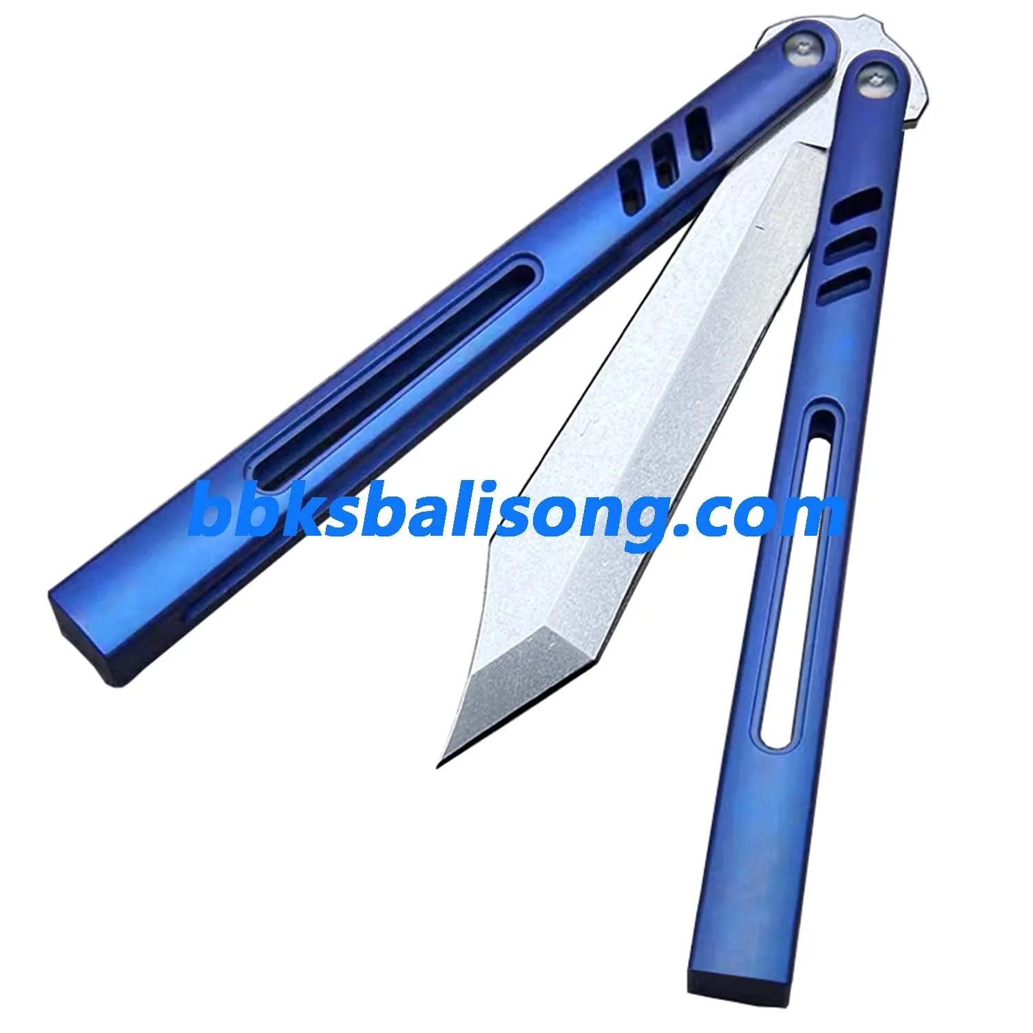 Theone Hybrid Replicant Balisong Clone Channel Titanium Handle - Image 4