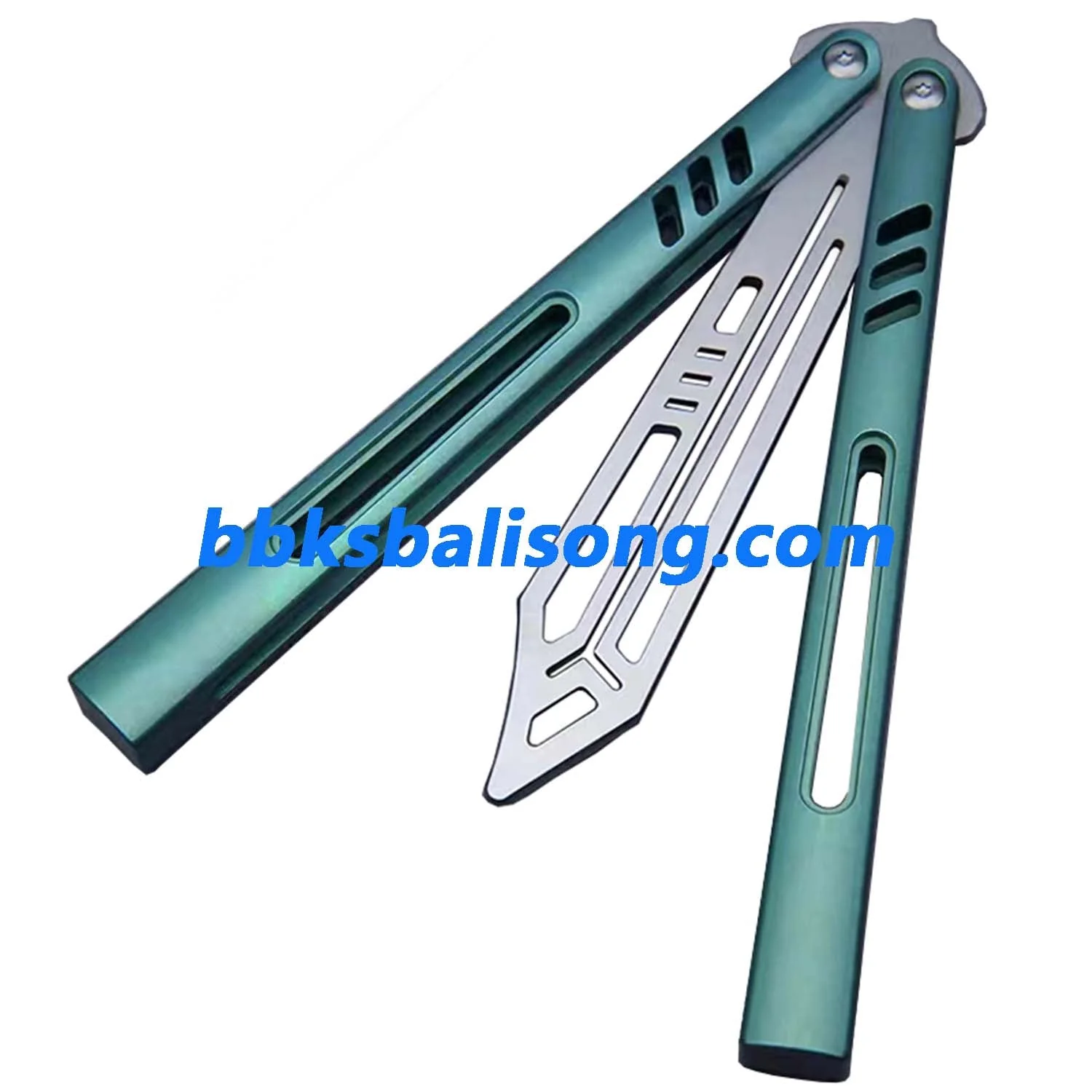 Theone Hybrid Replicant Balisong Clone Channel Titanium Handle - Image 7