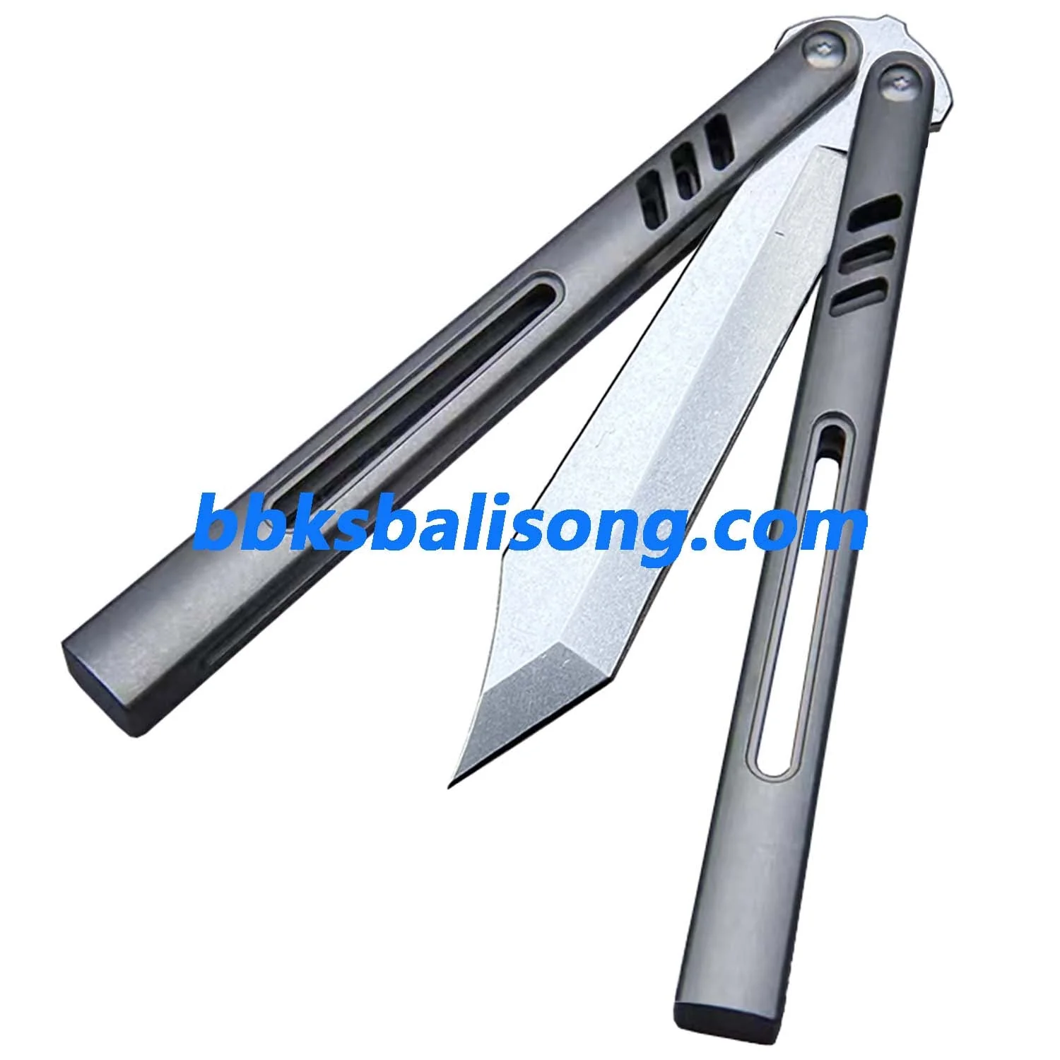 Theone Hybrid Replicant Balisong Clone Channel Titanium Handle - Image 8