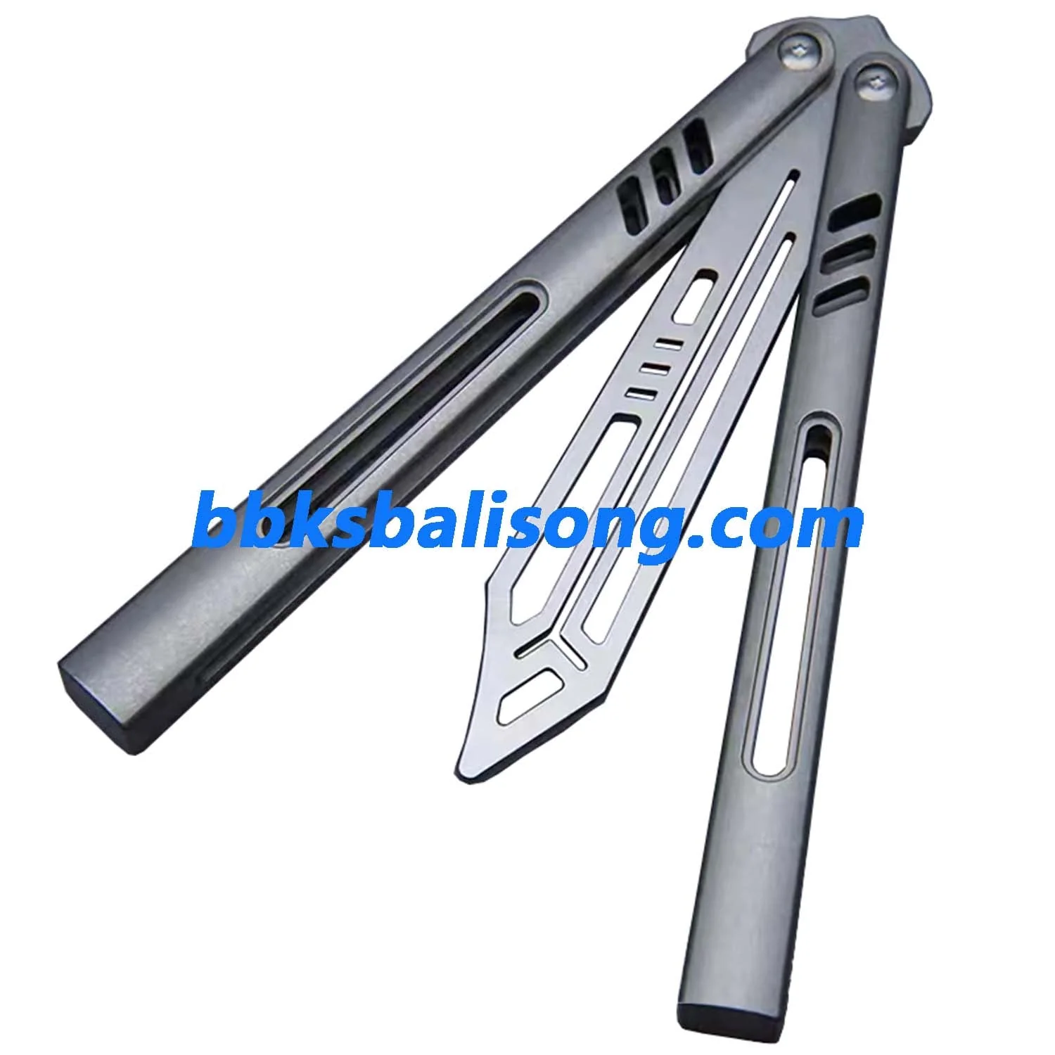 Theone Hybrid Replicant Balisong Clone Channel Titanium Handle - Image 9