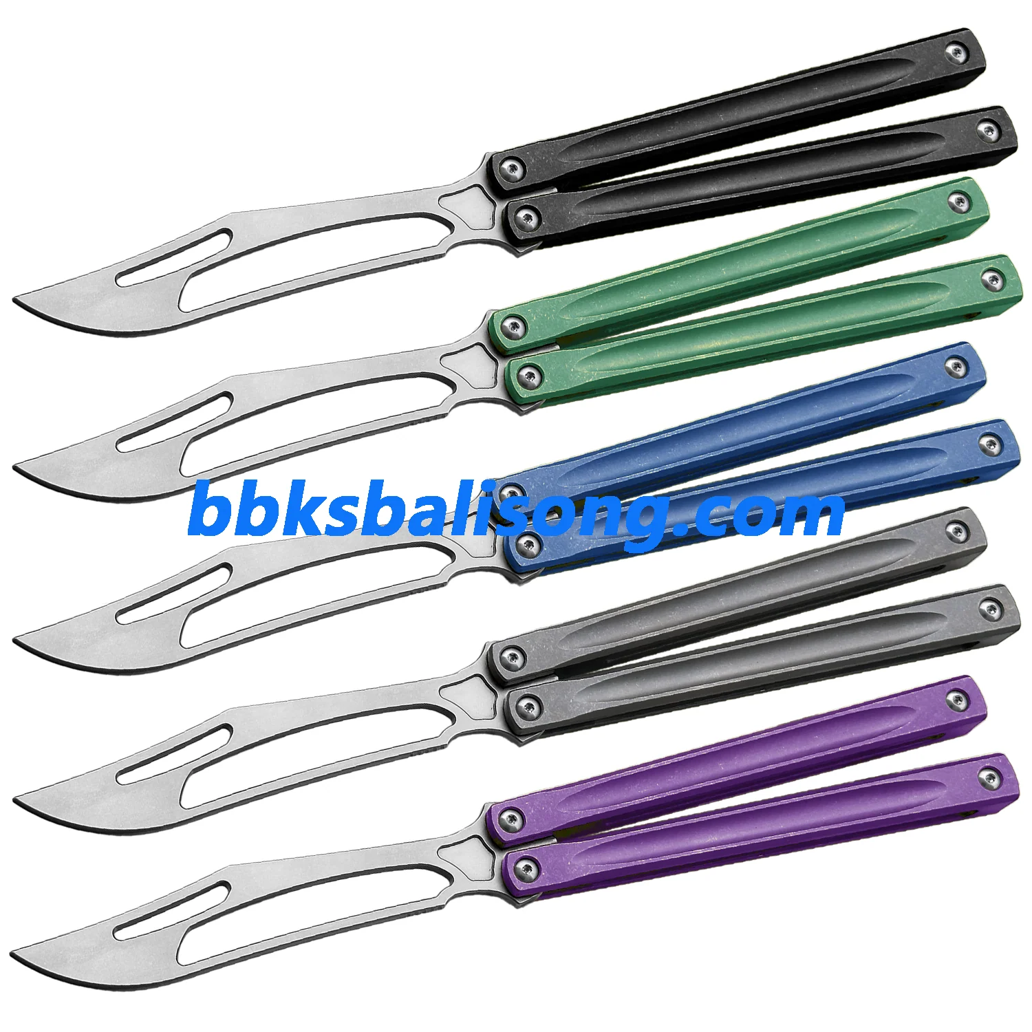 Theone JK Embargo Balisong Clone Titanum Handle - Image 2