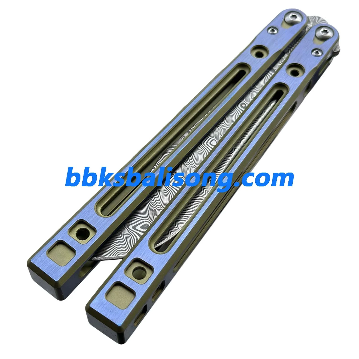 Theone Arctic Fox Balisong Titanium Handle Original Design - Image 11