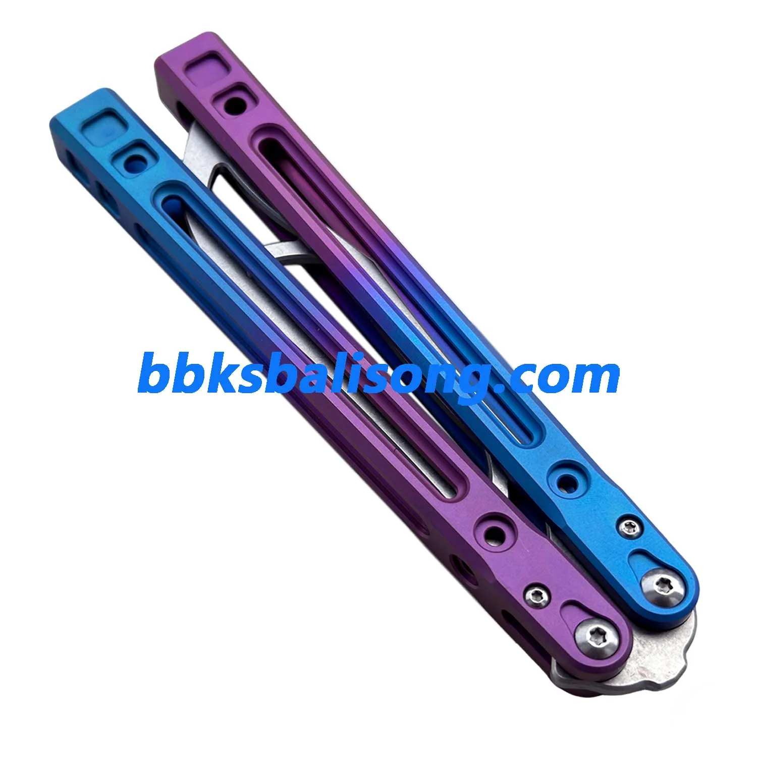 Theone Arctic Fox Balisong Titanium Handle Original Design - Image 12