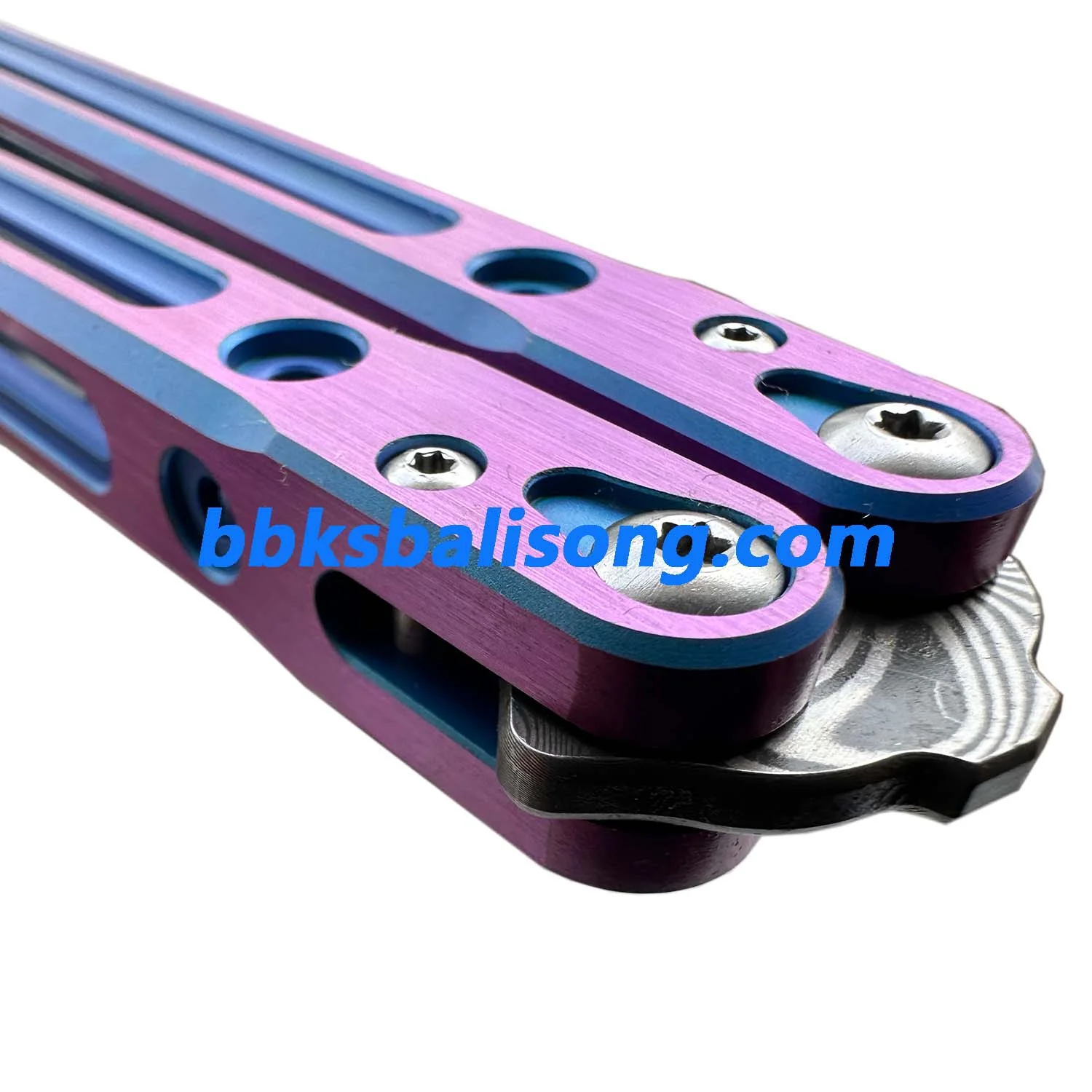 Theone Arctic Fox Balisong Titanium Handle Original Design - Image 14