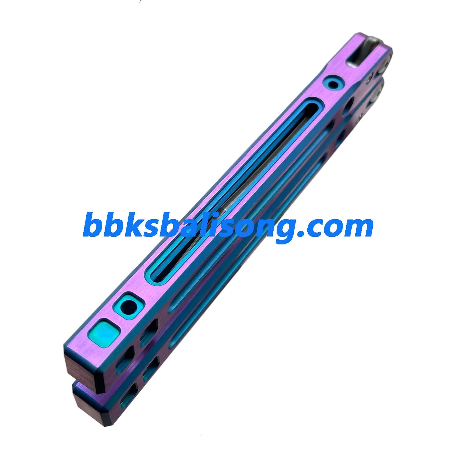 Theone Arctic Fox Balisong Titanium Handle Original Design - Image 16