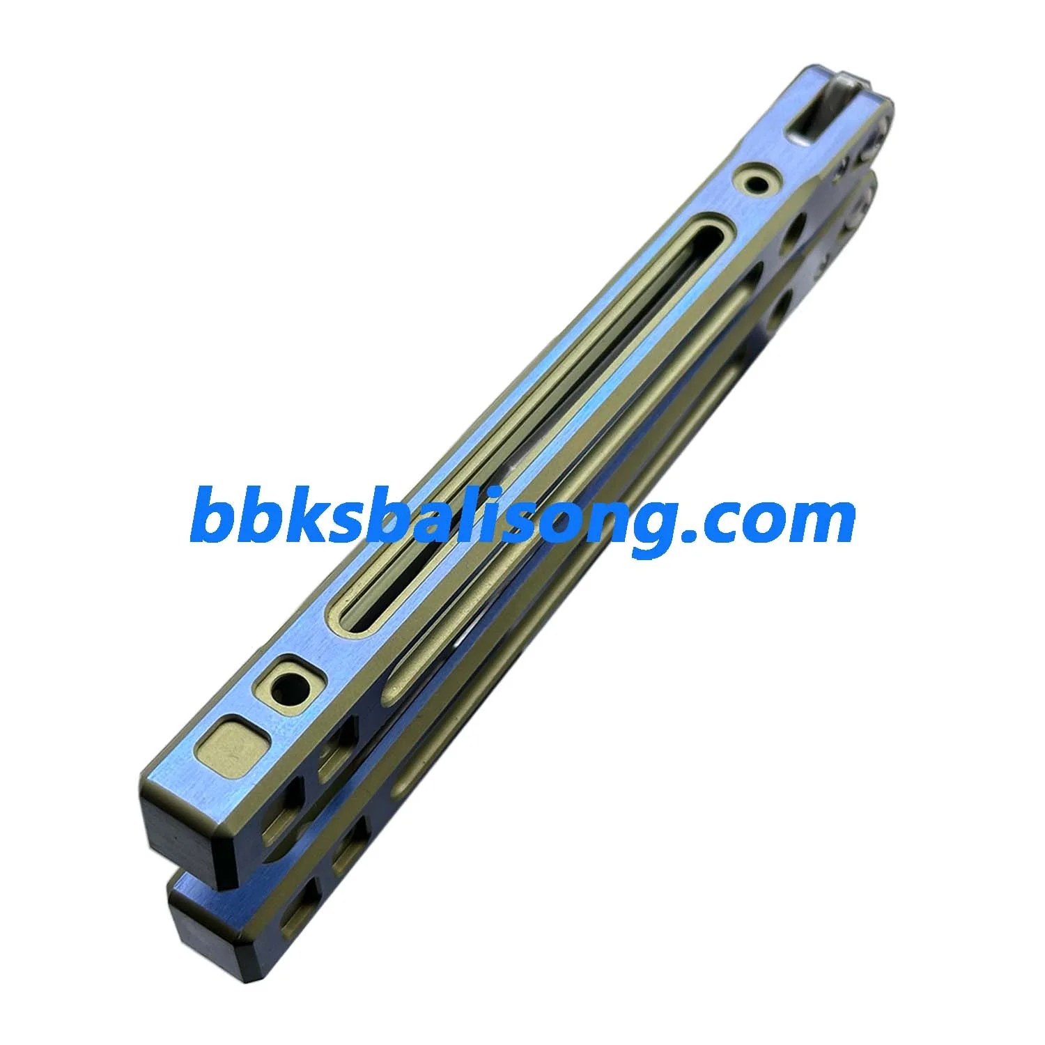 Theone Arctic Fox Balisong Titanium Handle Original Design - Image 17
