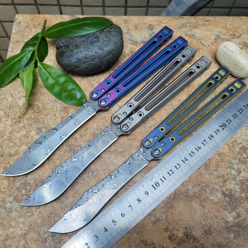 Theone Arctic Fox Balisong Titanium Handle Original Design - Image 21