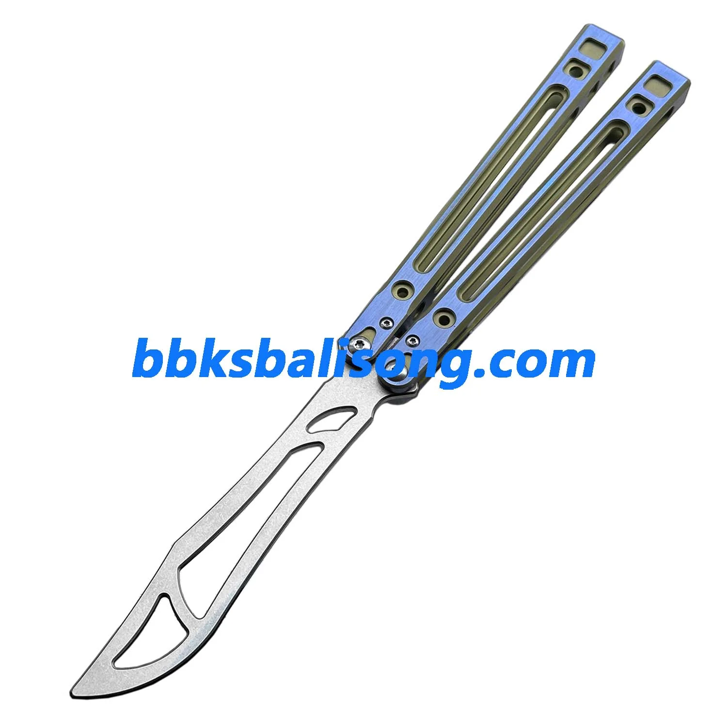 Theone Arctic Fox Balisong Titanium Handle Original Design - Image 25