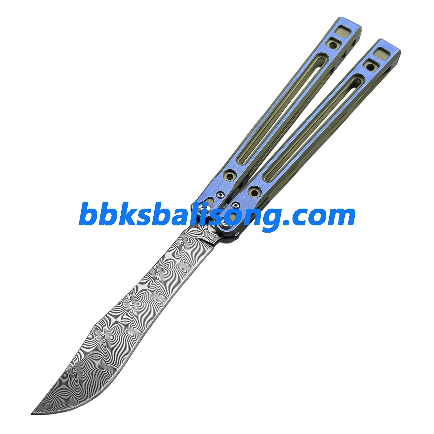 Theone Arctic Fox Balisong Titanium Handle Original Design - Image 26