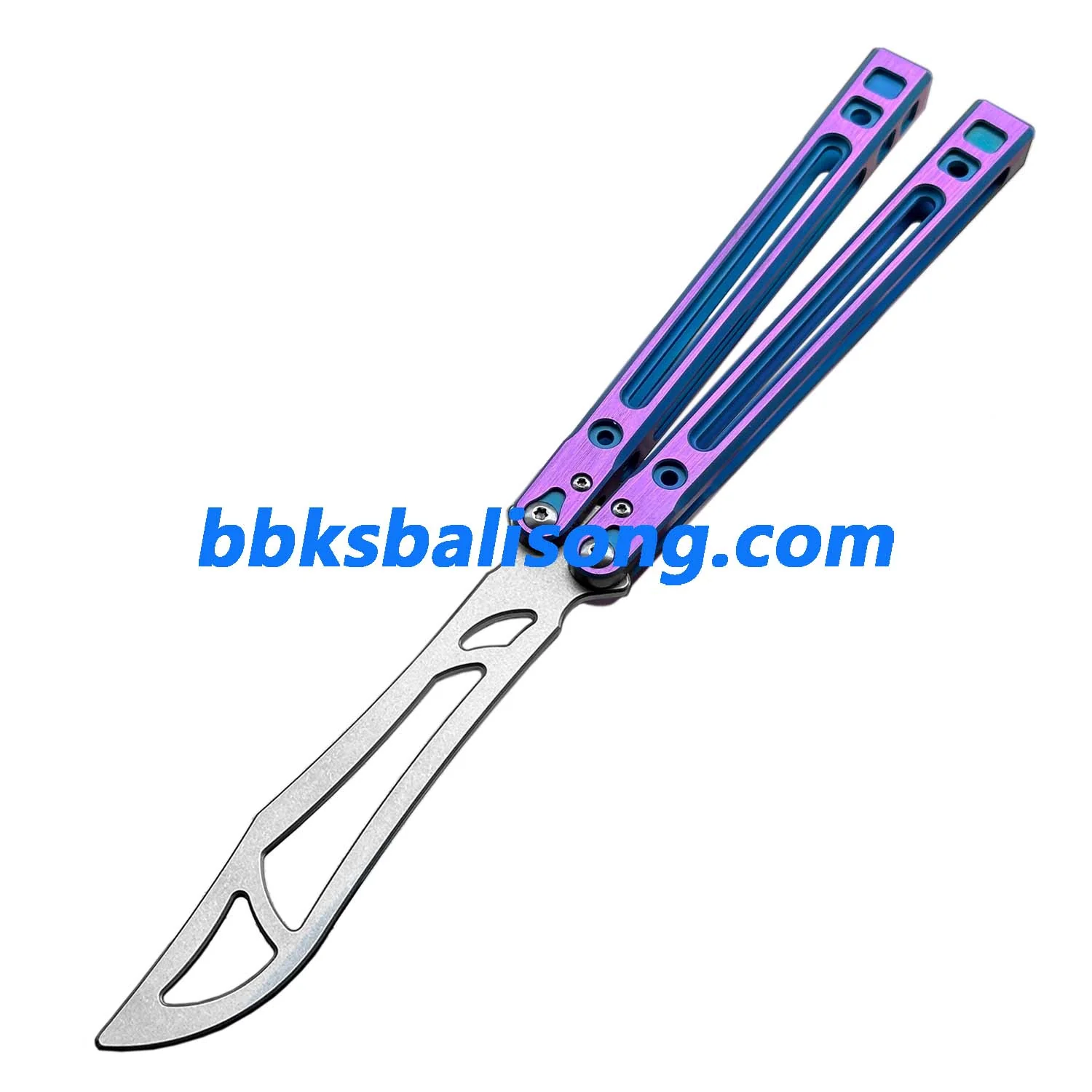 Theone Arctic Fox Balisong Titanium Handle Original Design - Image 27