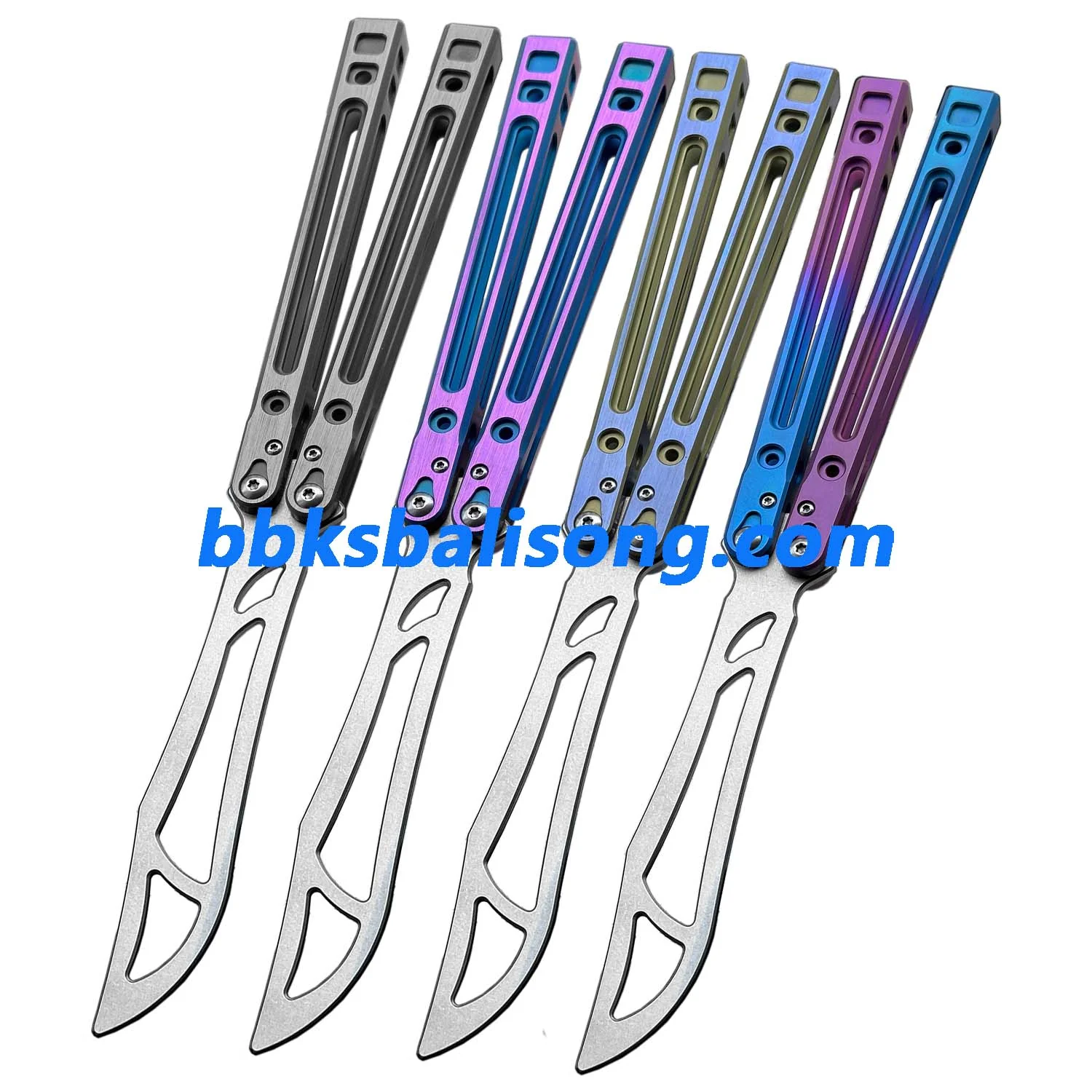 Theone Arctic Fox Balisong Titanium Handle Original Design - Image 4