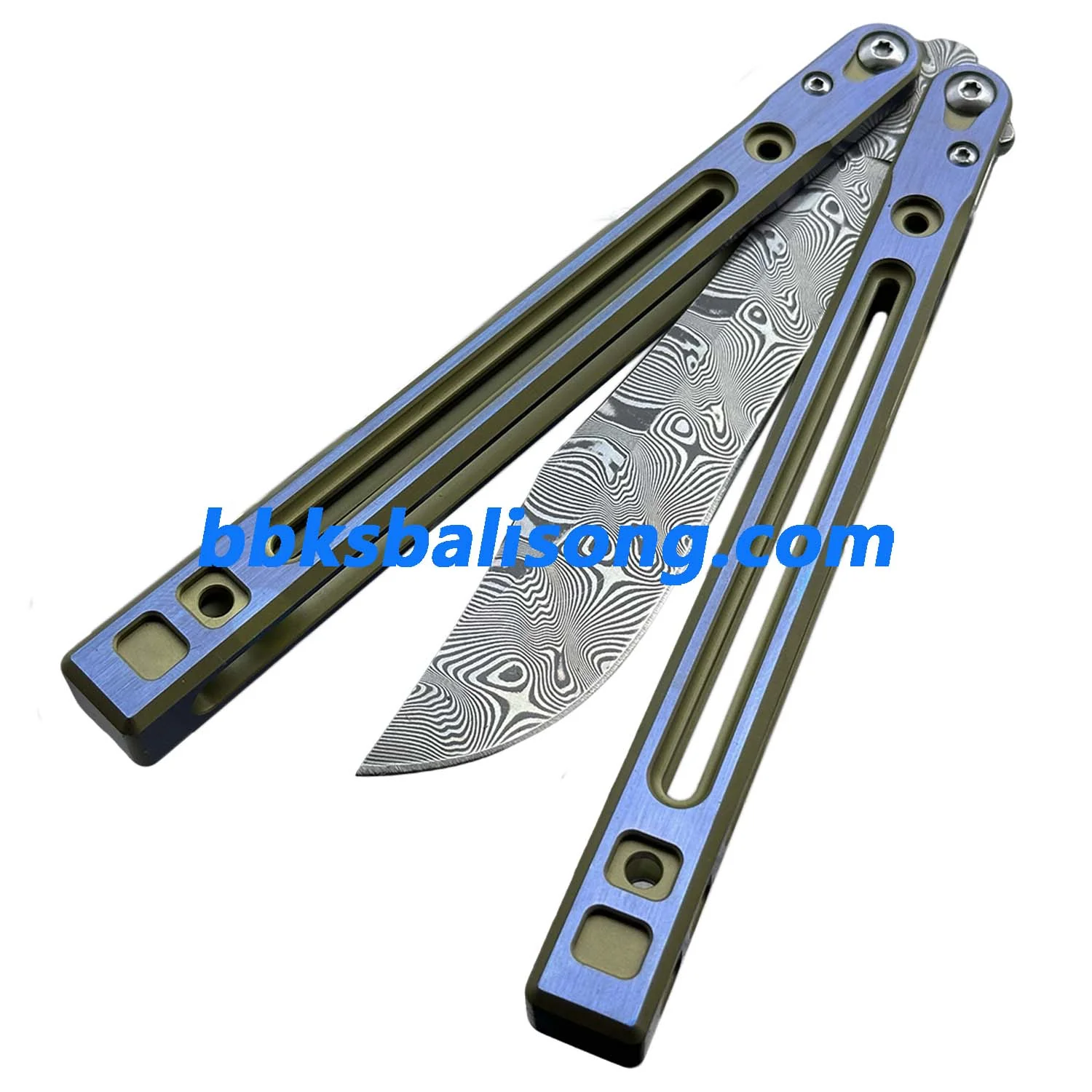 Theone Arctic Fox Balisong Titanium Handle Original Design - Image 5
