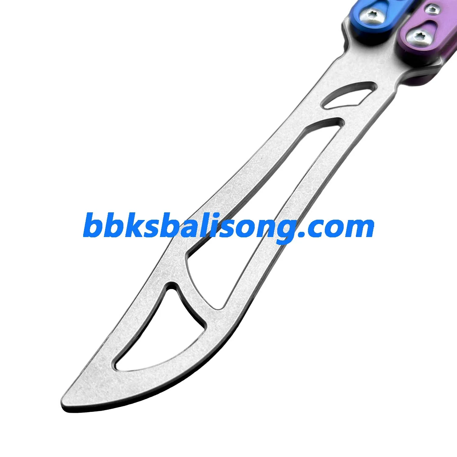 Theone Arctic Fox Balisong Titanium Handle Original Design - Image 7