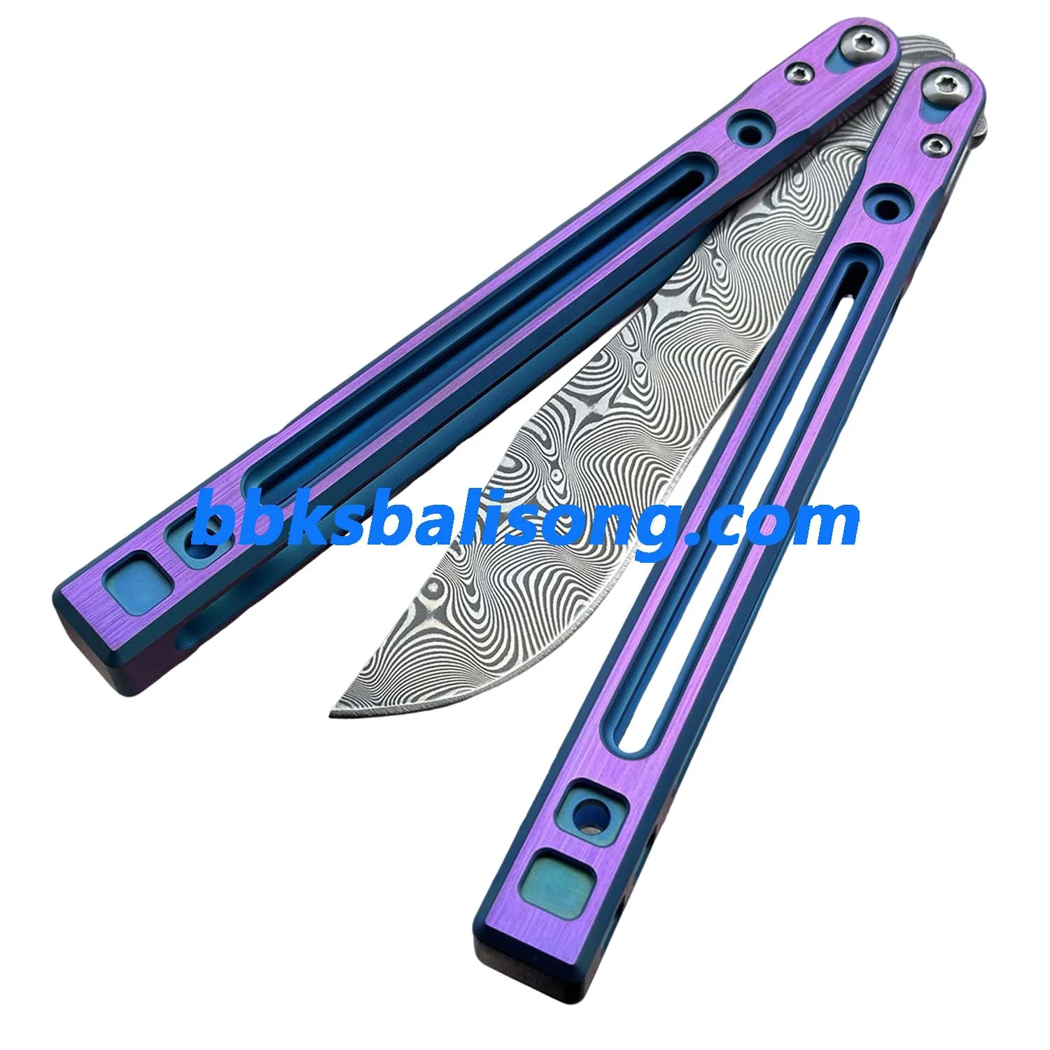 Theone Arctic Fox Balisong Titanium Handle Original Design - Image 8