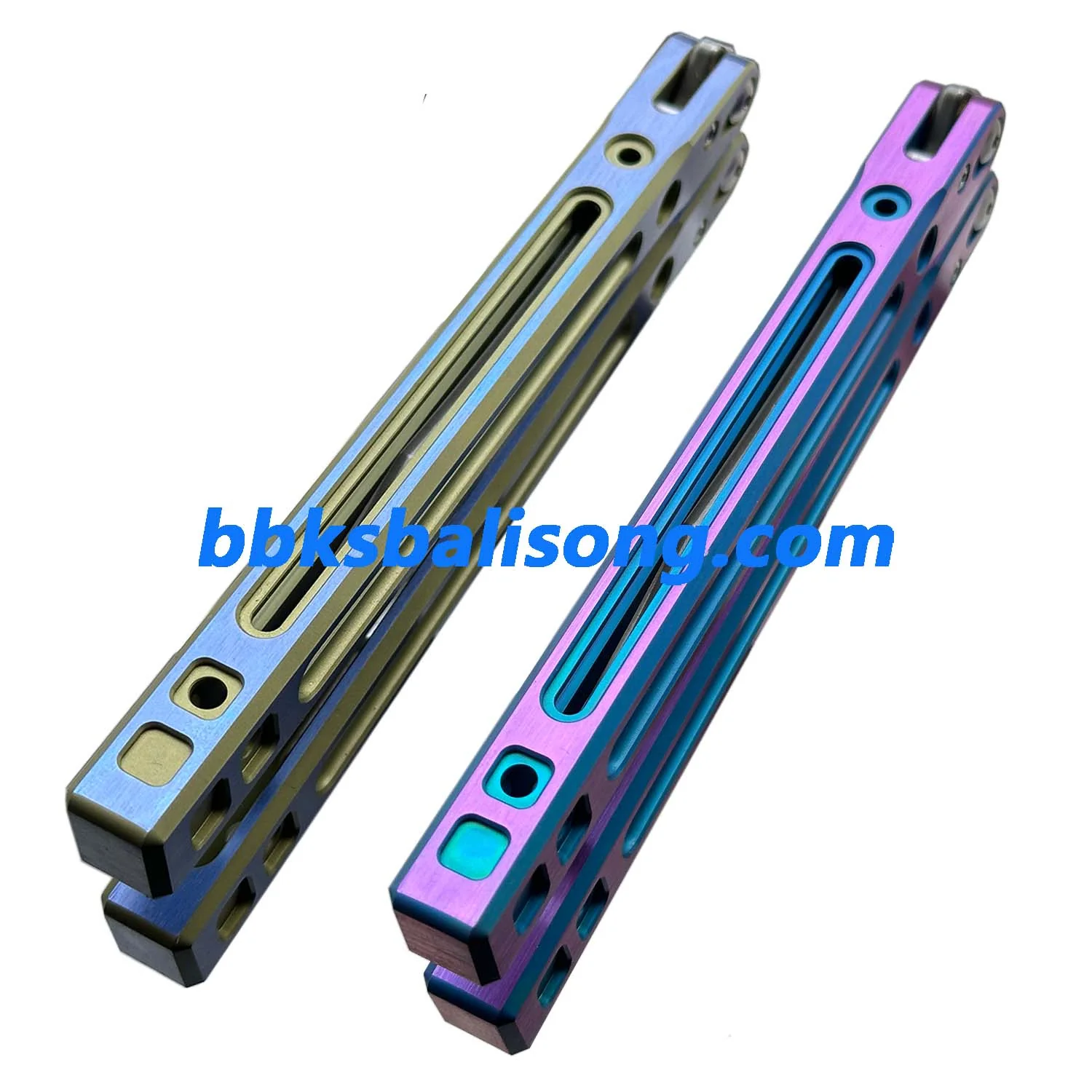 Theone Arctic Fox Balisong Titanium Handle Original Design - Image 9