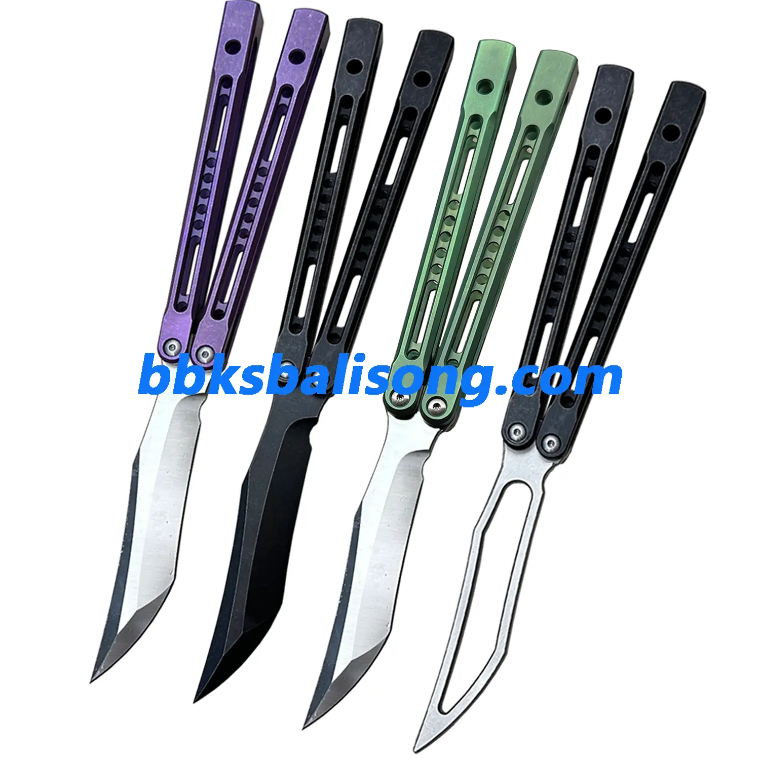 Theone Monarch V2 Balisong Clone Titanium Handle - Image 10