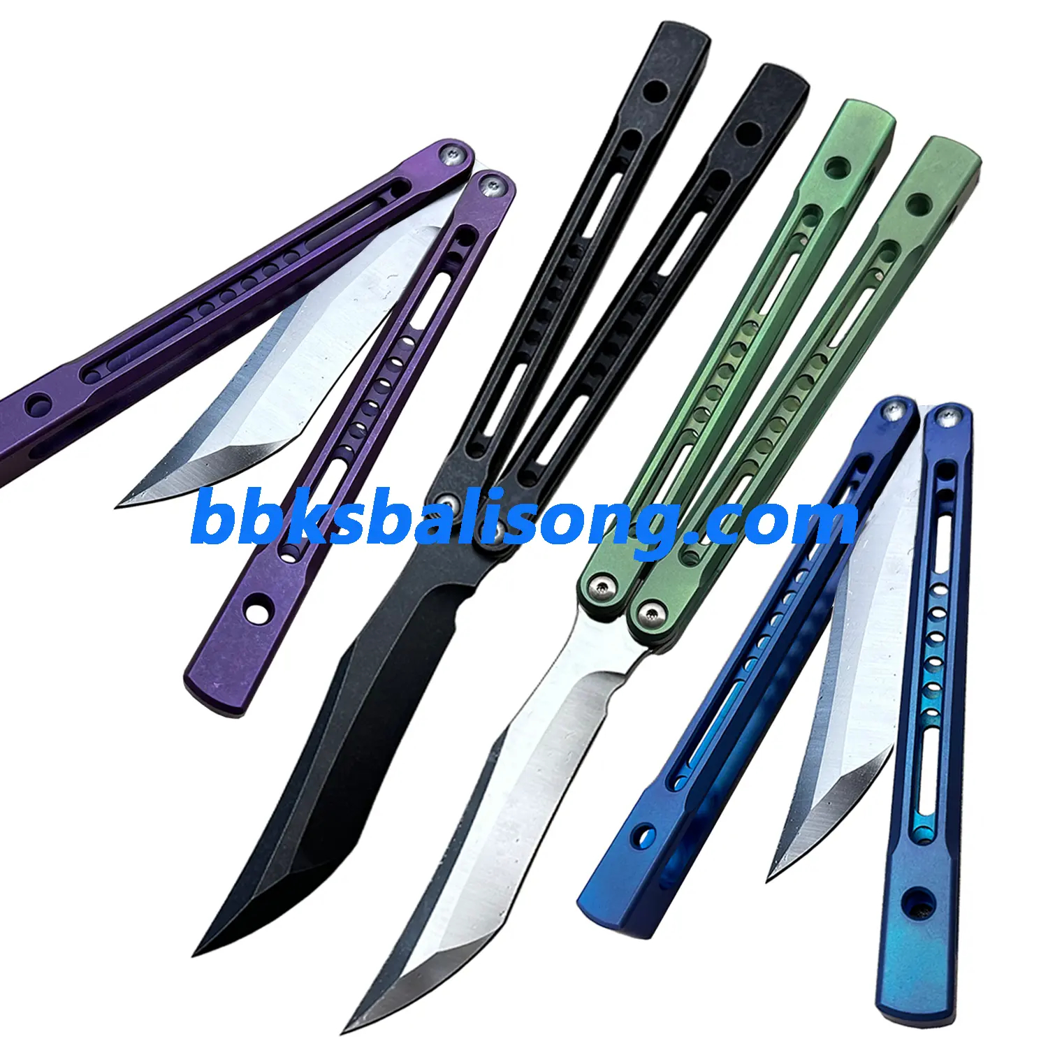 Theone Monarch V2 Balisong Clone Titanium Handle - Image 11