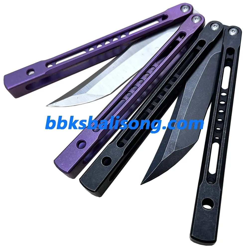 Theone Monarch V2 Balisong Clone Titanium Handle - Image 12