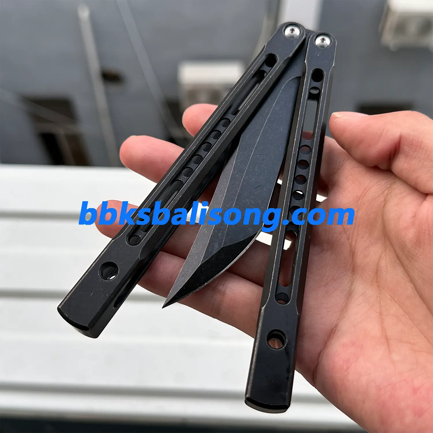 Theone Monarch V2 Balisong Clone Titanium Handle - Image 13