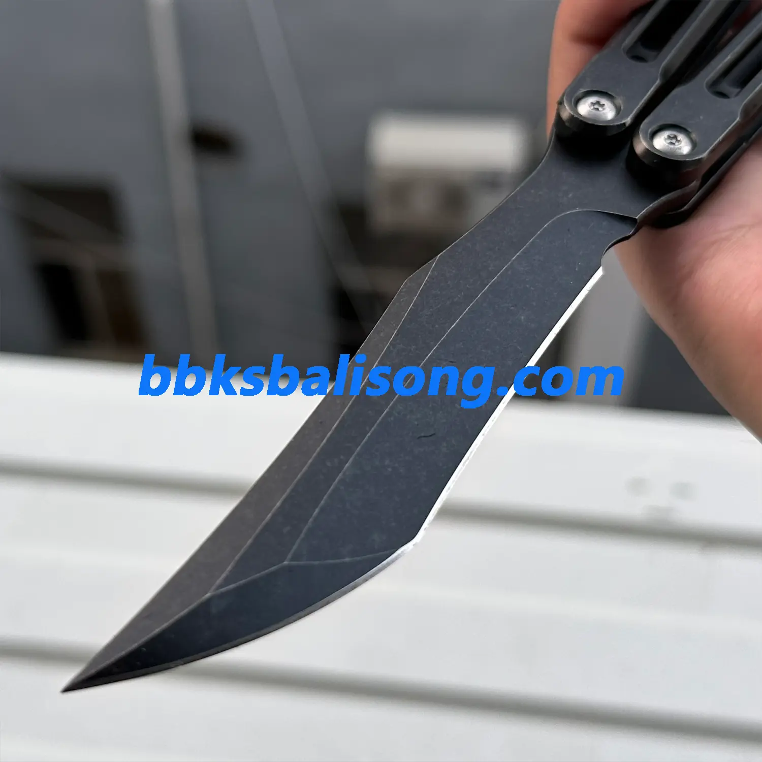 Theone Monarch V2 Balisong Clone Titanium Handle - Image 14