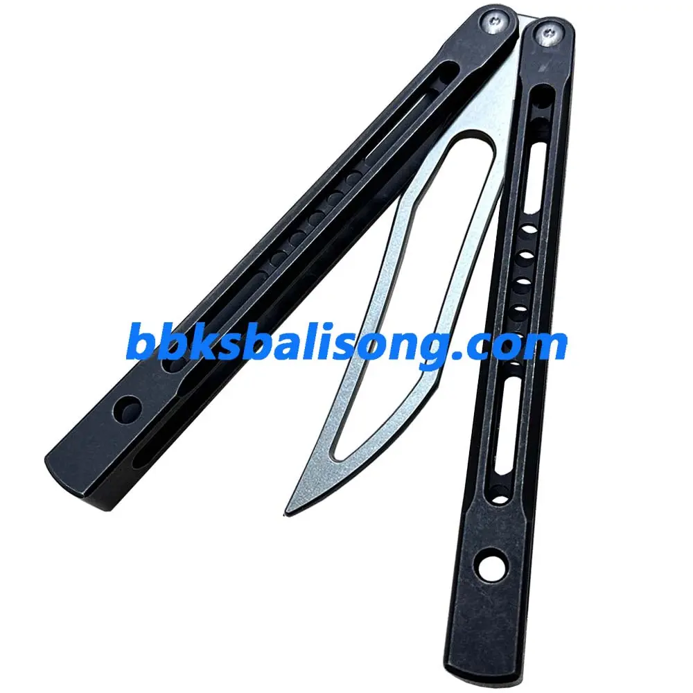 Theone Monarch V2 Balisong Clone Titanium Handle - Image 17
