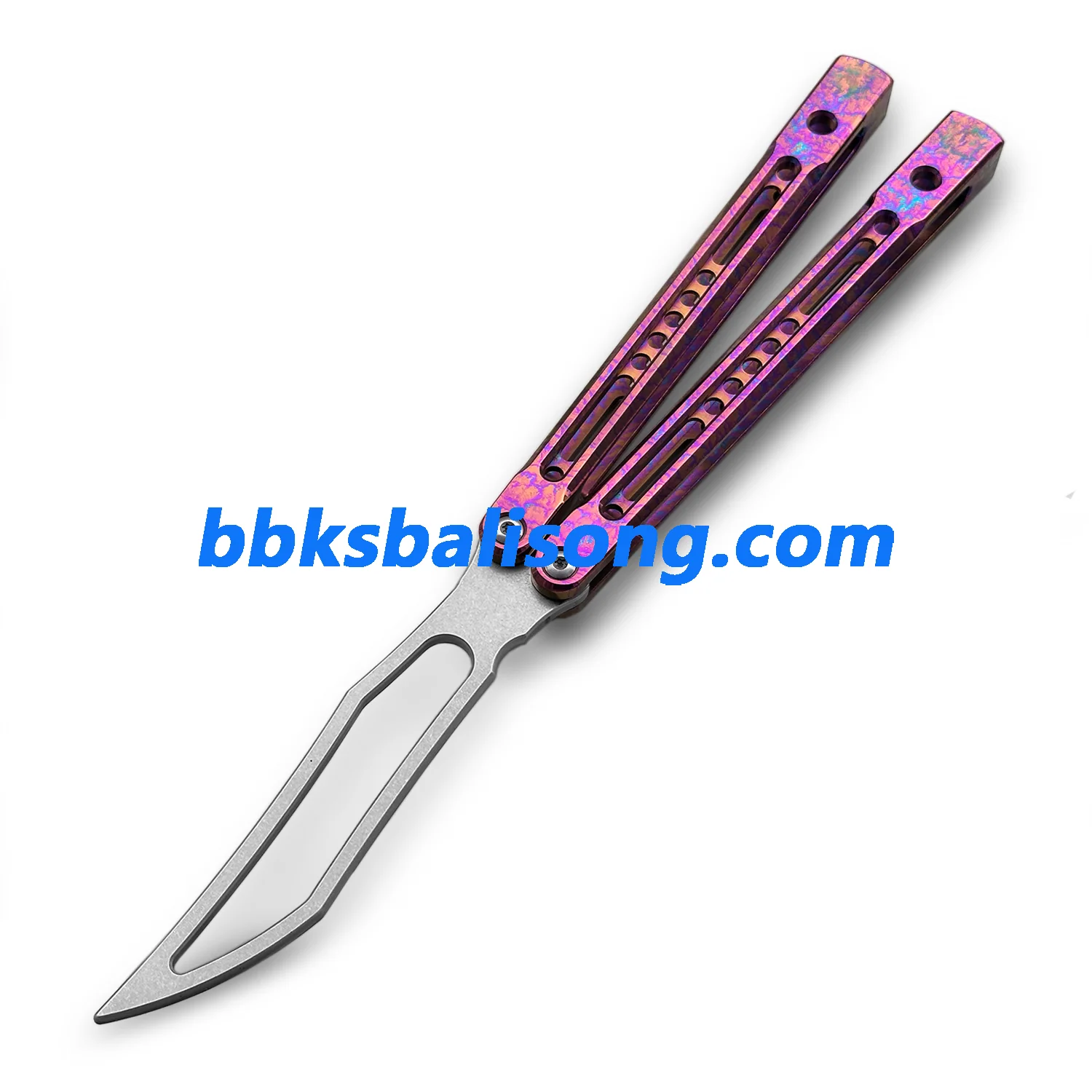 Theone Monarch V2 Balisong Clone Titanium Handle - Image 32