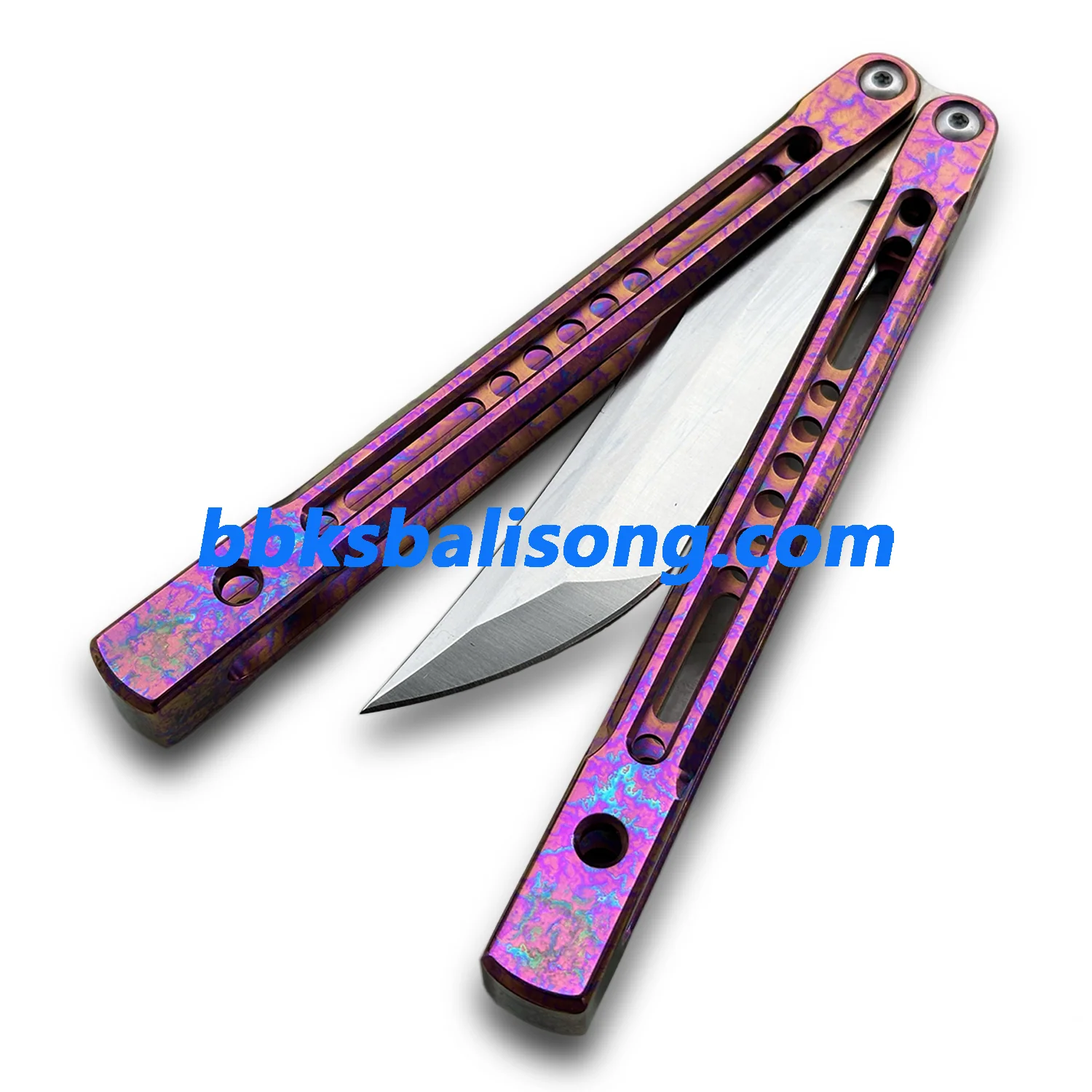 Theone Monarch V2 Balisong Clone Titanium Handle - Image 4