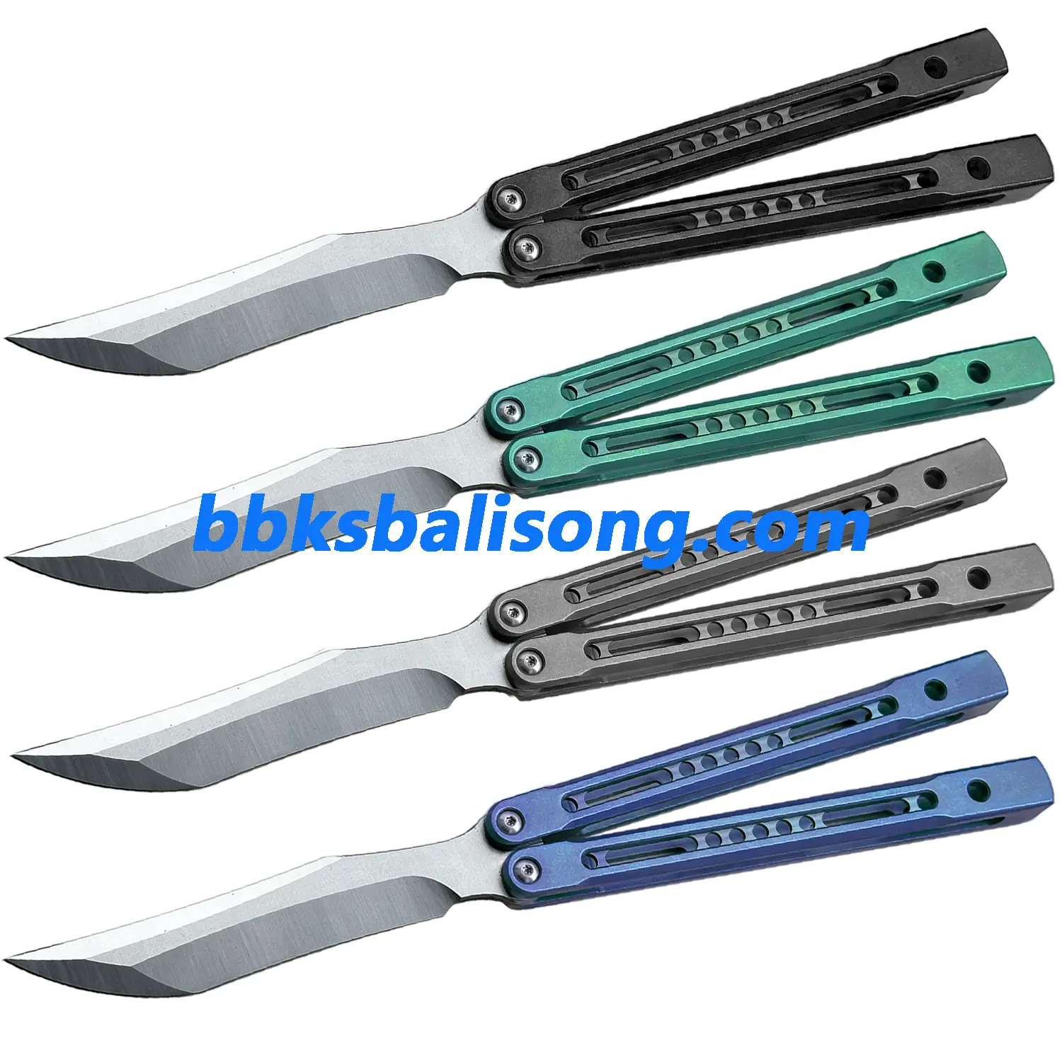 Theone Monarch V2 Balisong Clone Titanium Handle - Image 8