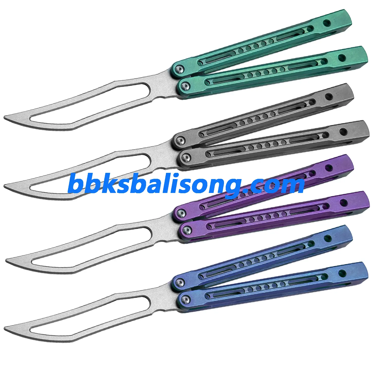 Theone Monarch V2 Balisong Clone Titanium Handle - Image 9