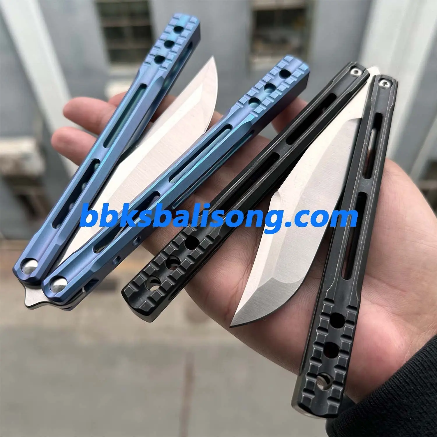Theone Orca Balisong Clone Titanium Handle - Image 10