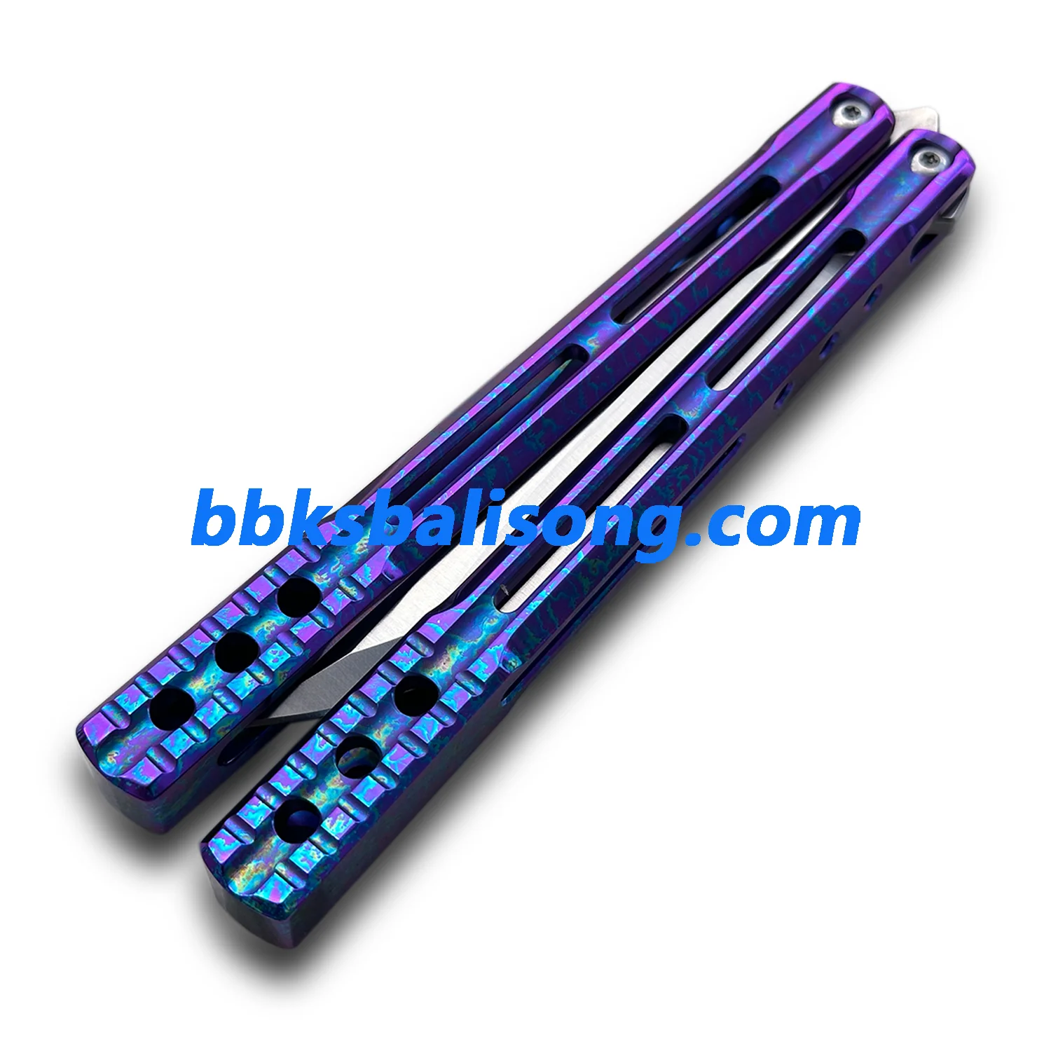 Theone Orca Balisong Clone Titanium Handle - Image 3