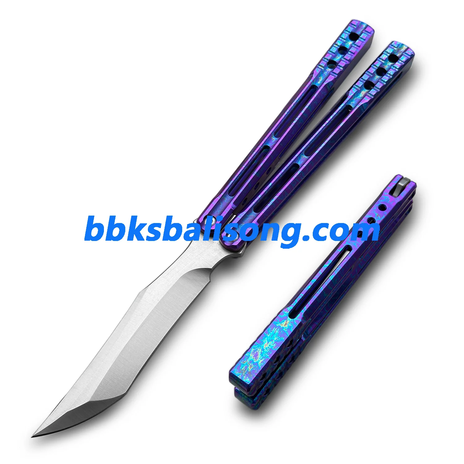 Theone Orca Balisong Clone Titanium Handle - Image 37