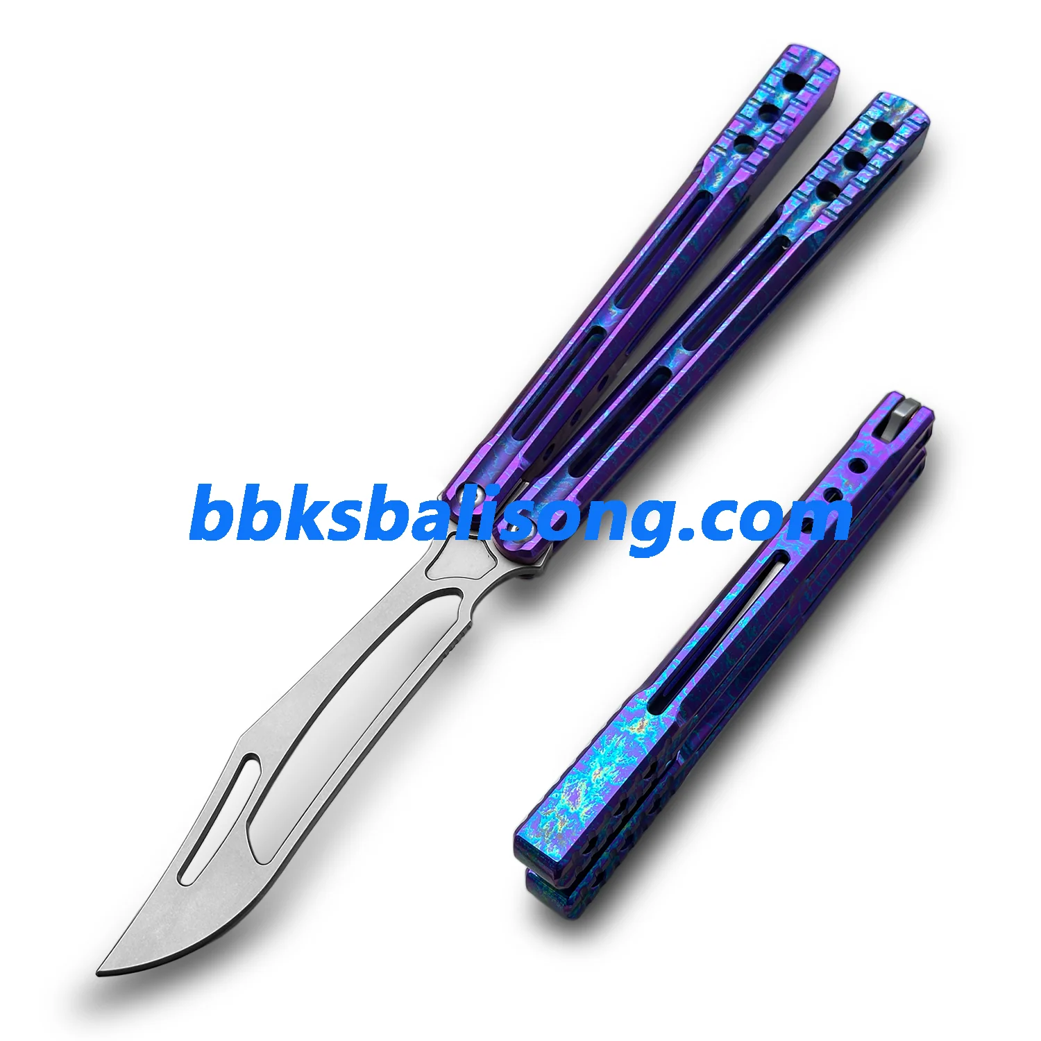 Theone Orca Balisong Clone Titanium Handle - Image 38
