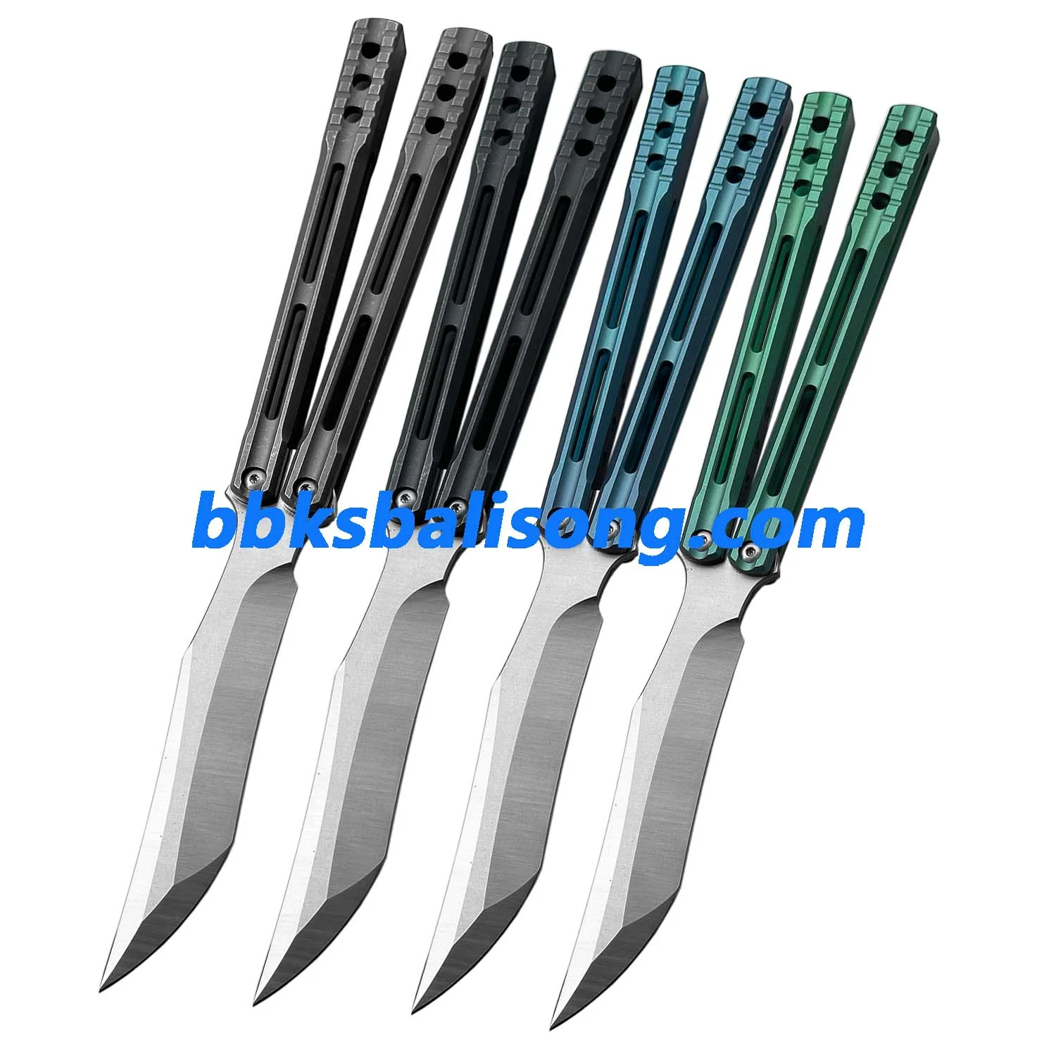 Theone Orca Balisong Clone Titanium Handle - Image 5