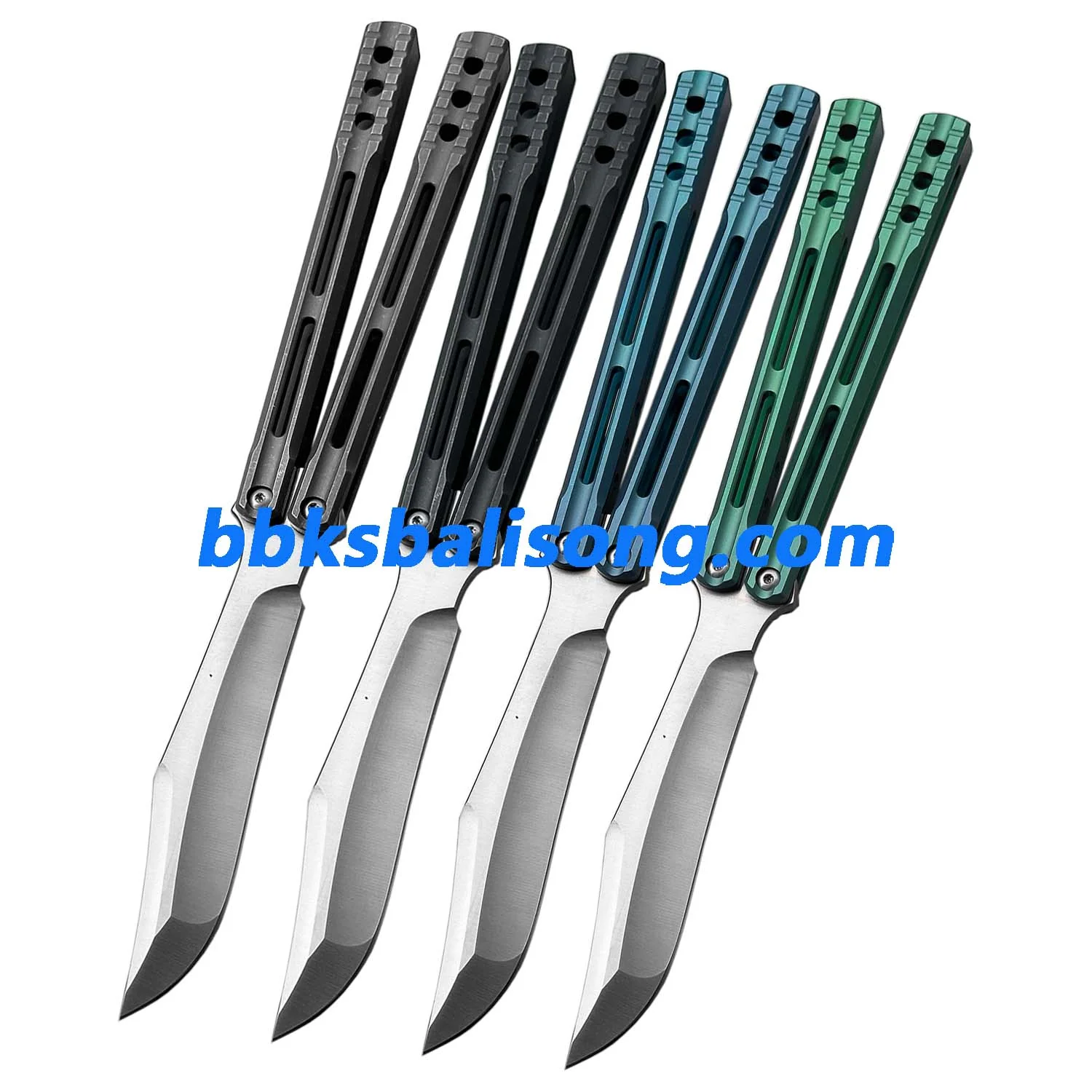 Theone Orca Balisong Clone Titanium Handle - Image 6